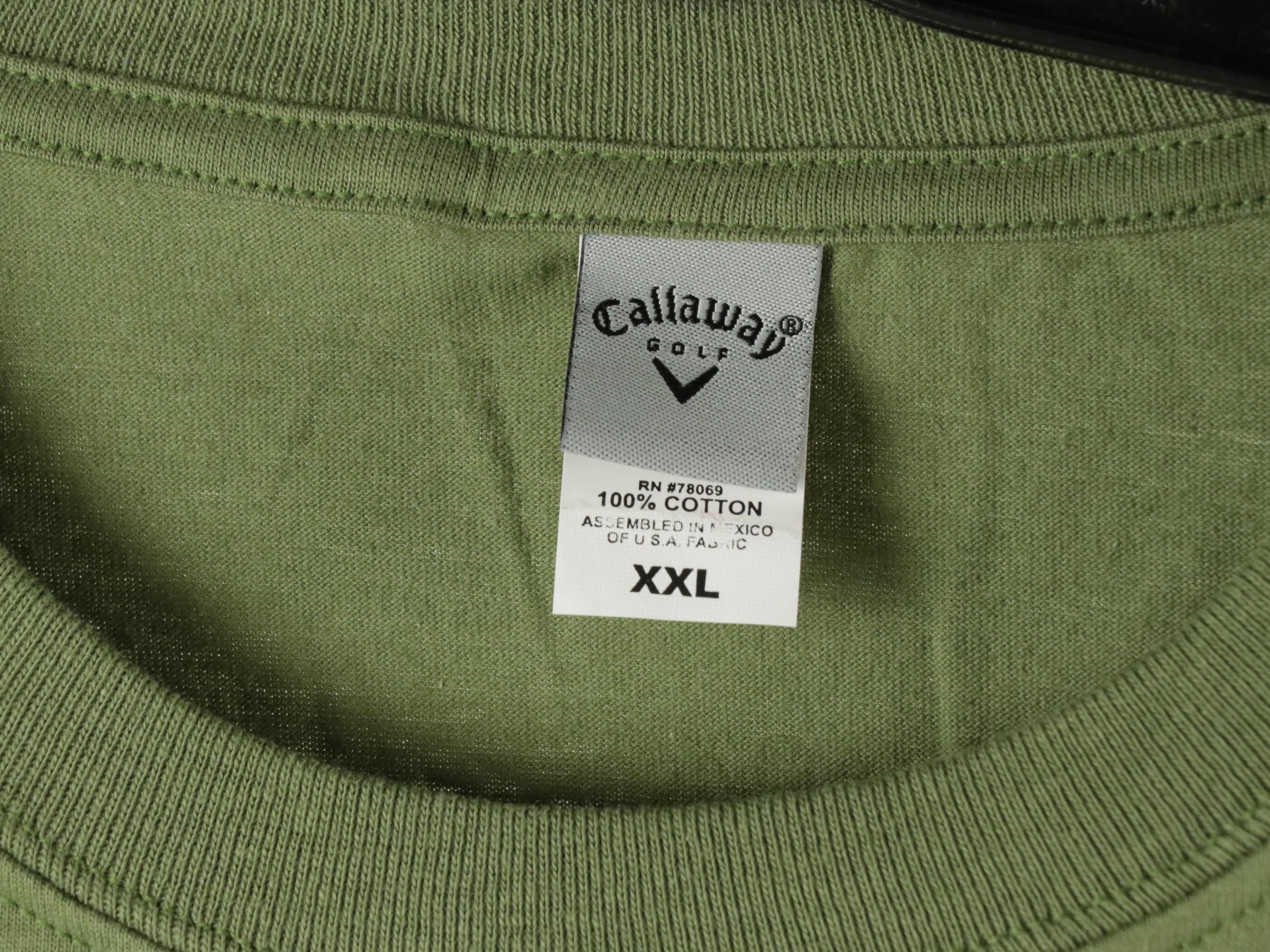 Men's Cremieux Cargo Shorts, Callaway Golf Cotton T-Shirts, More Tees, With Tags