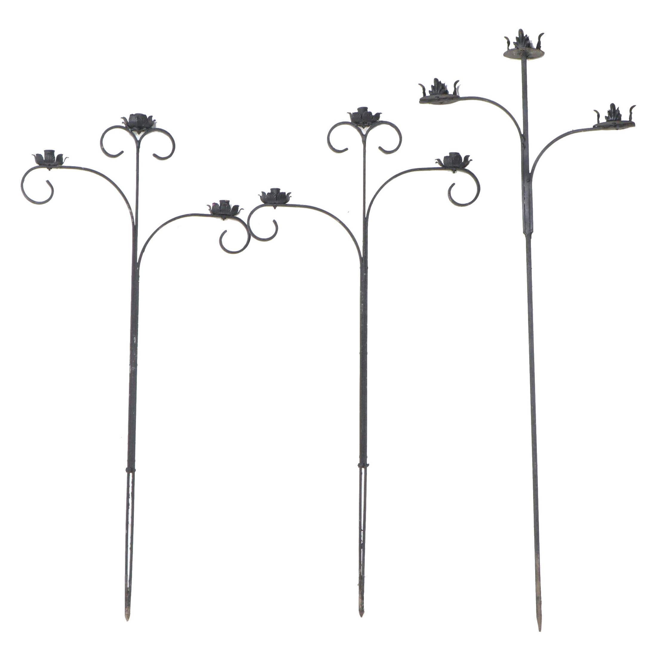 Outdoor Garden Stake Candle Holders