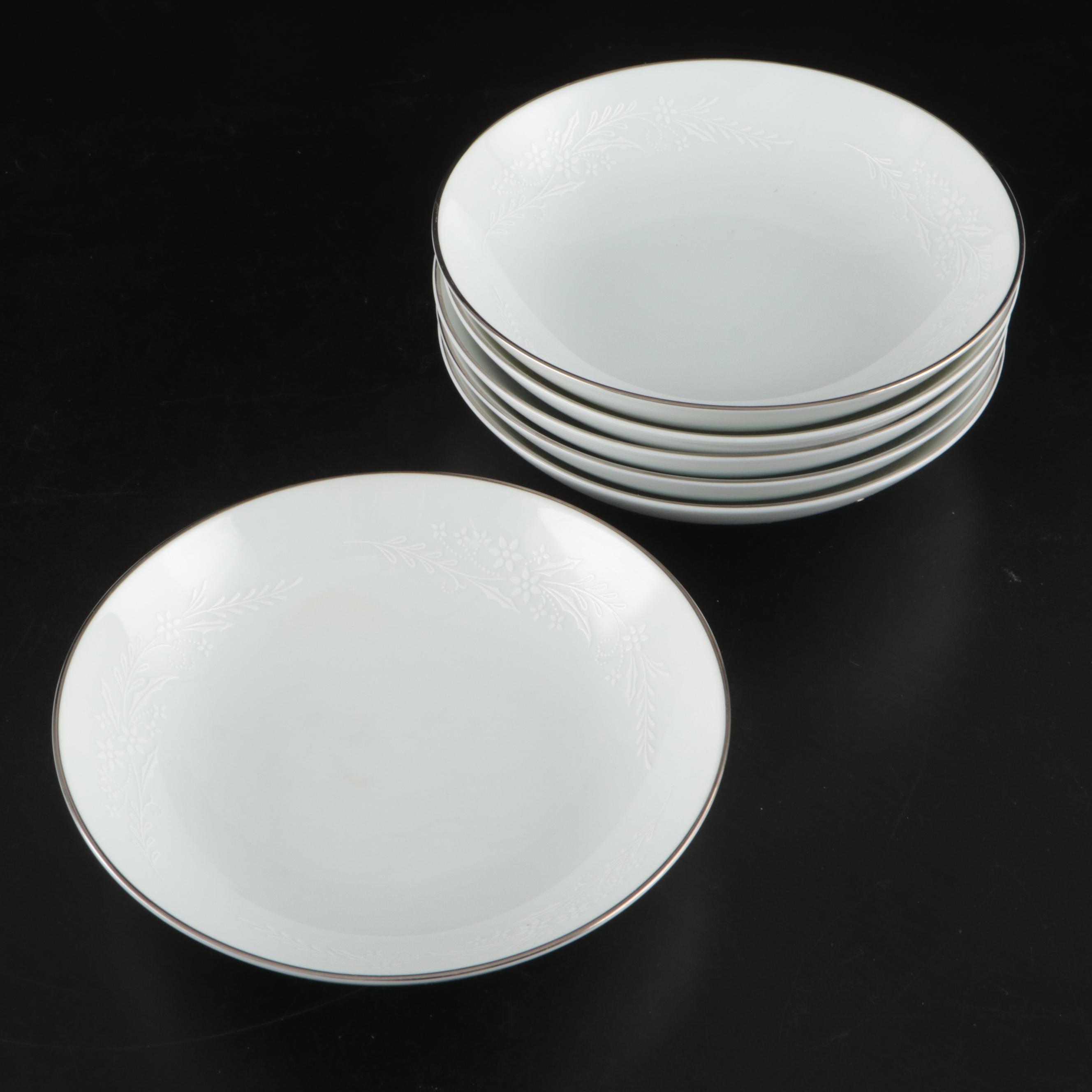 Noritake "Georgian" Floral Motif Porcelain Dinnerware, Mid to Late 20th Century