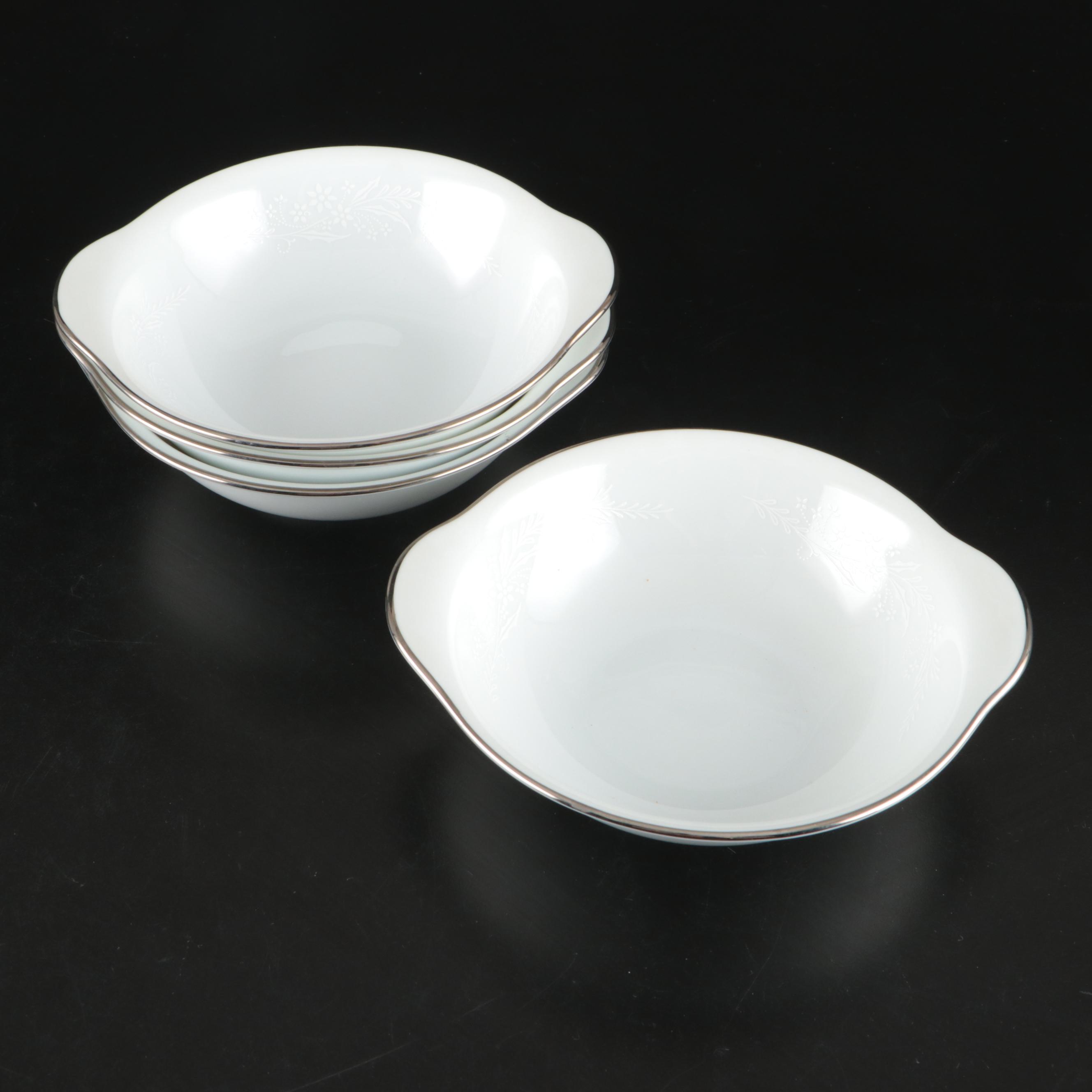 Noritake "Georgian" Floral Motif Porcelain Dinnerware, Mid to Late 20th Century