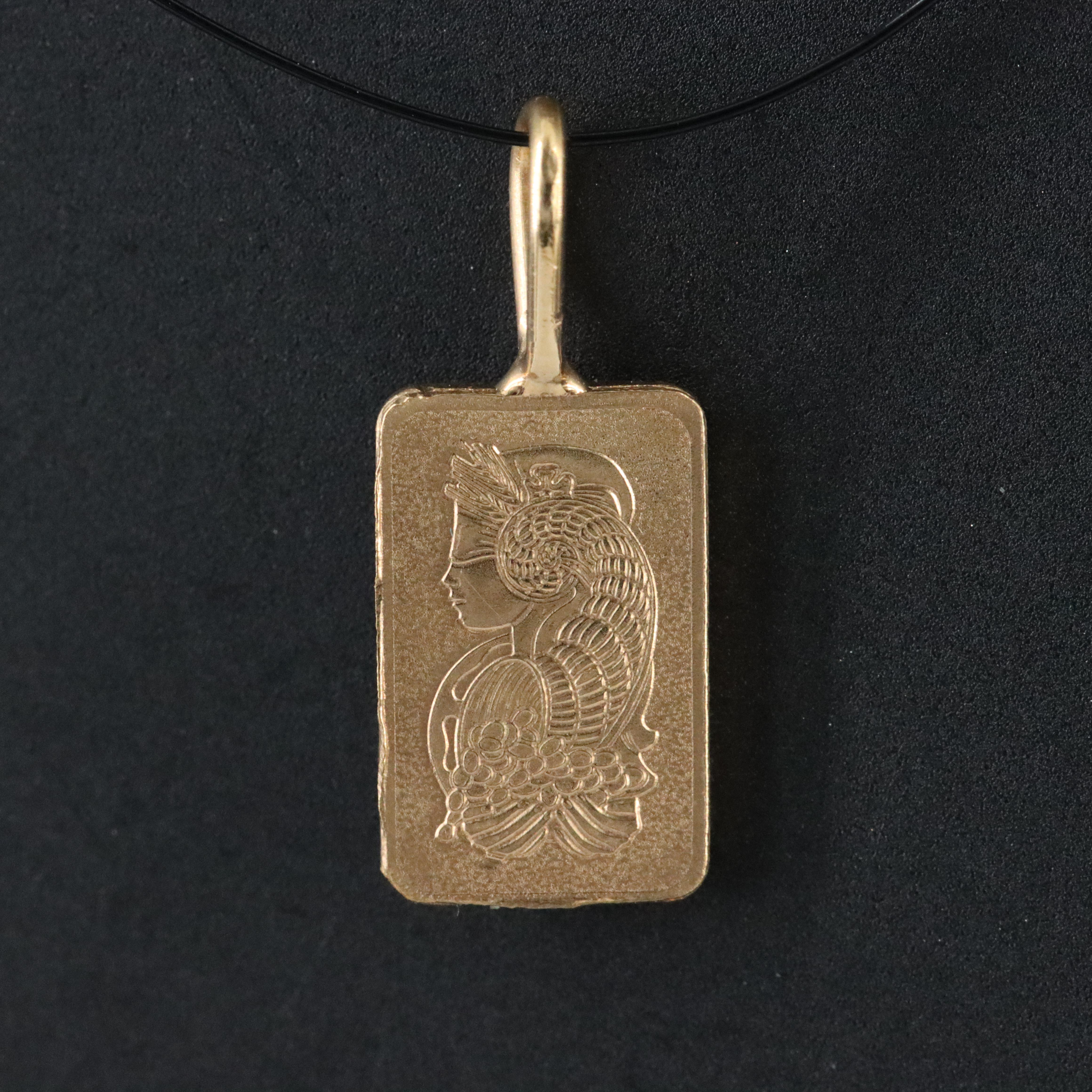 24K Ingot Pendant