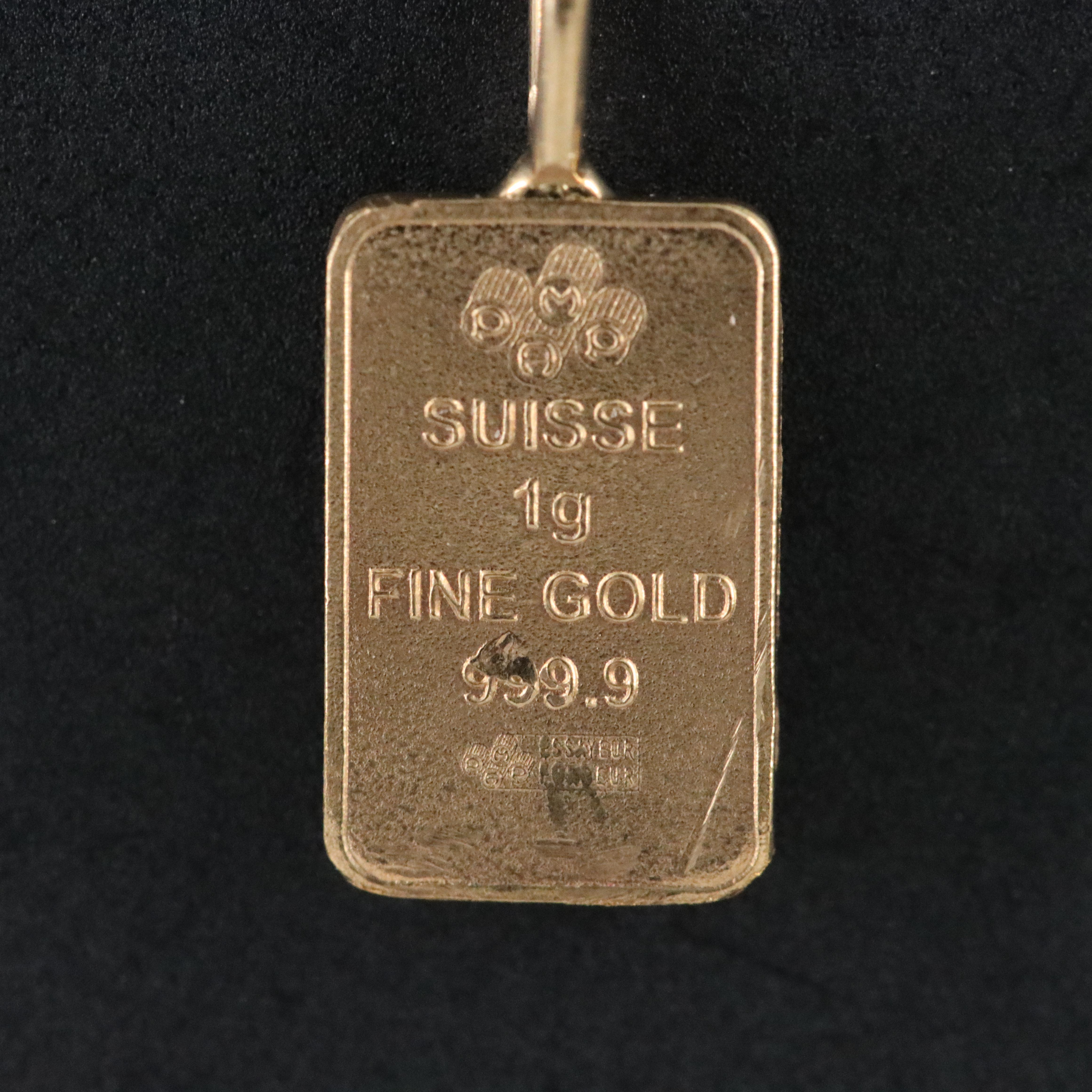 24K Ingot Pendant