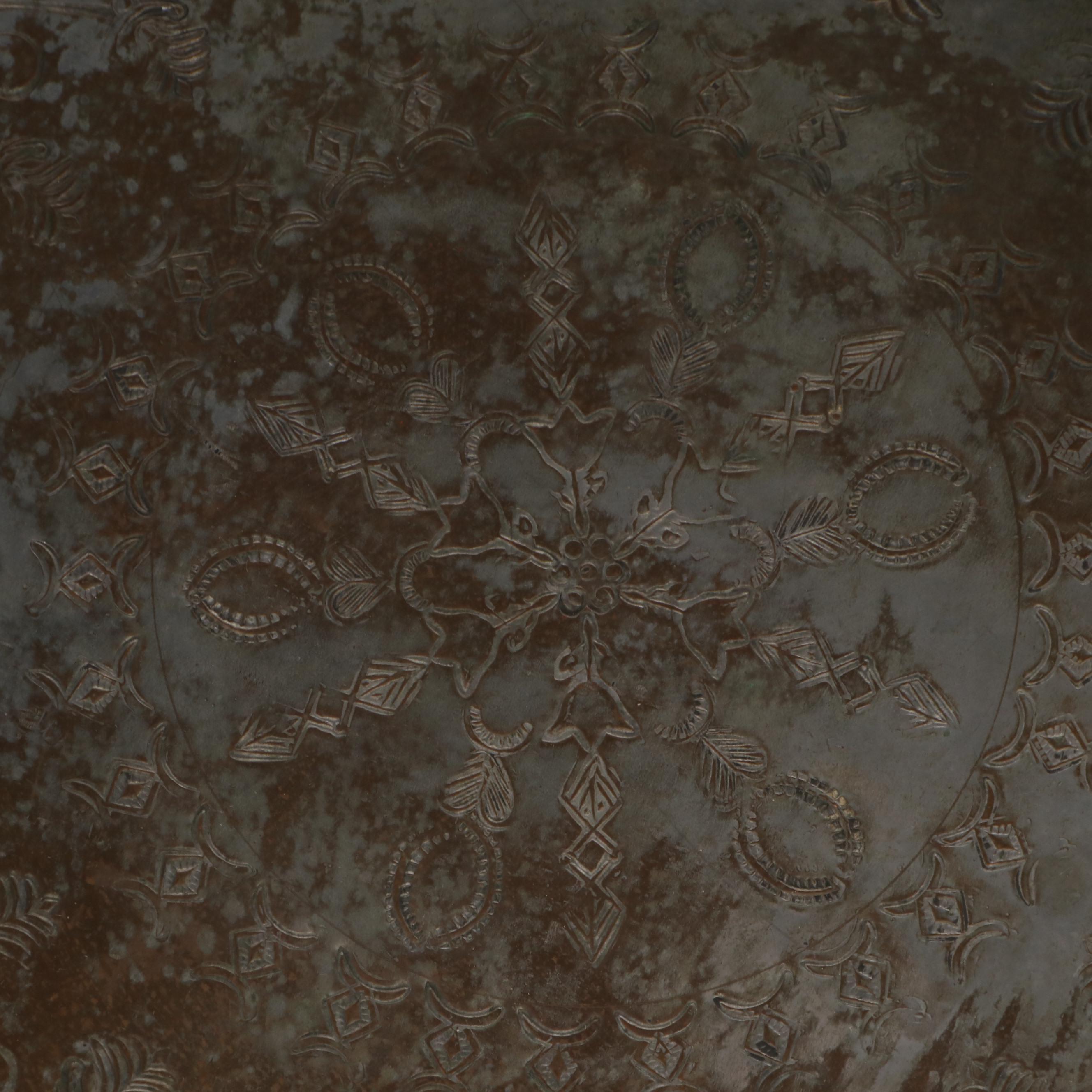 Copco Matte Black Enamel Tea Kettle with Other Brass Décor