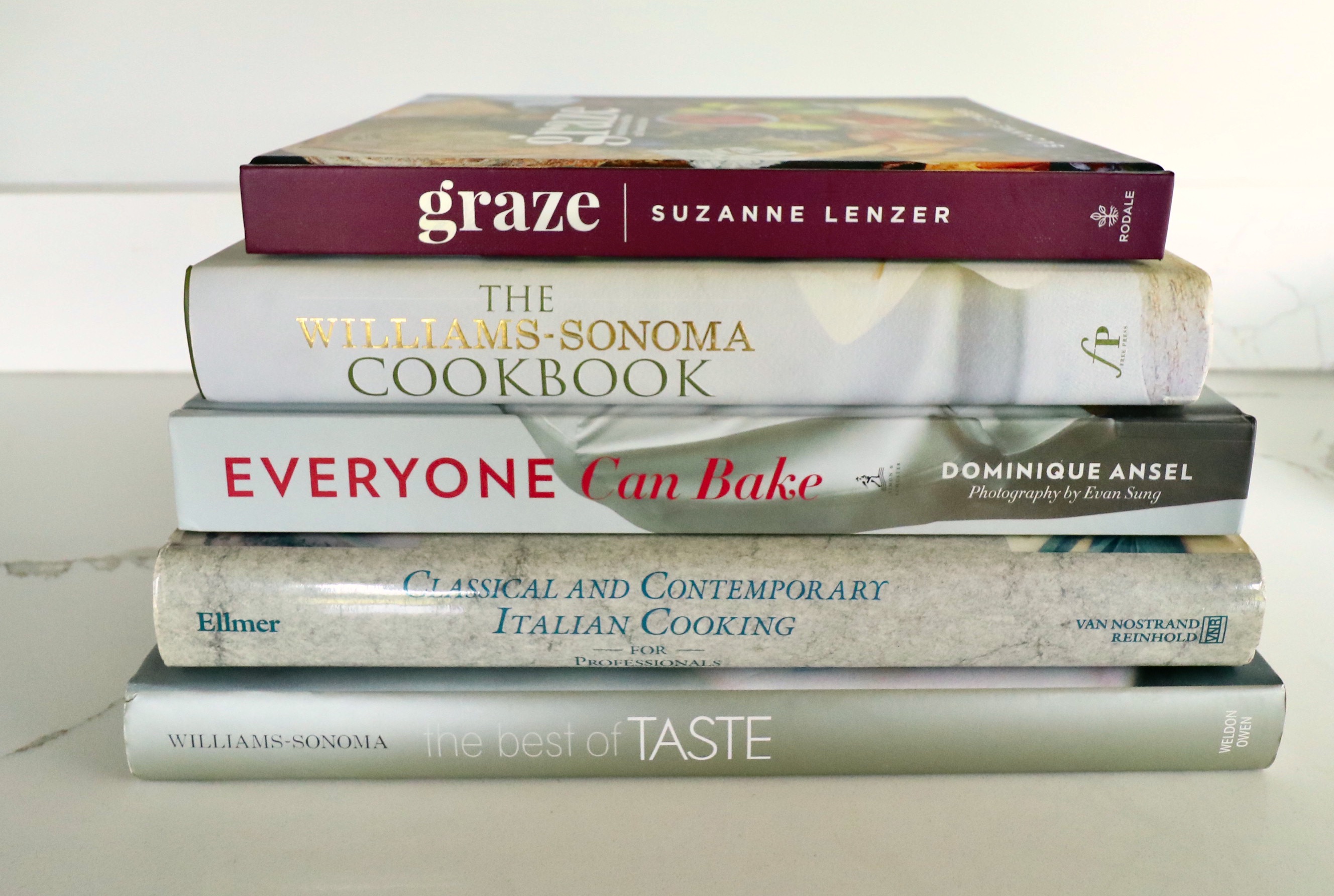 Cookbooks Including "The Williams-Sonoma Cookbook," Trays and Serveware