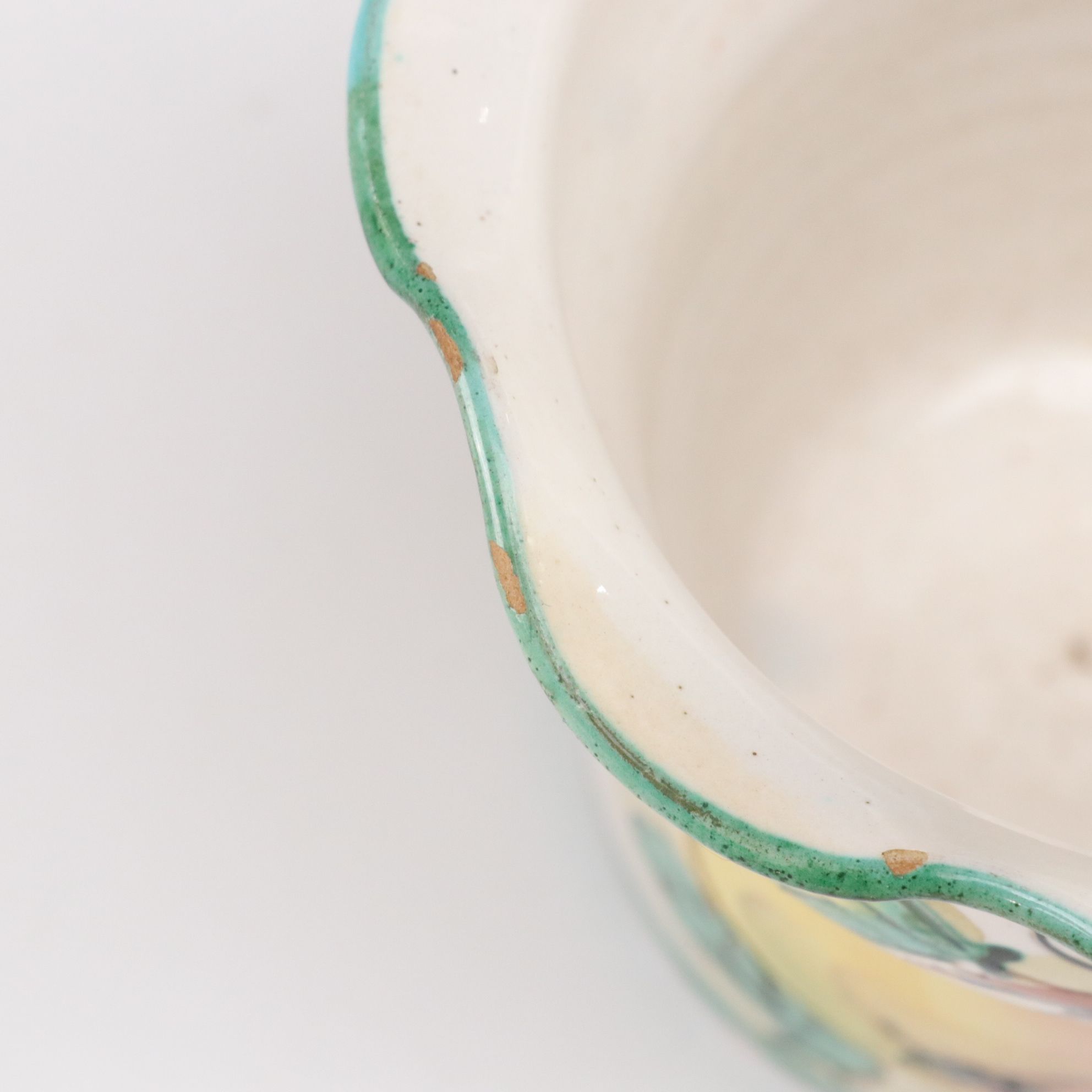 Italian Hand-Painted Ceramic Planter, Piggy Bank, Rosette Salt & Pepper and More