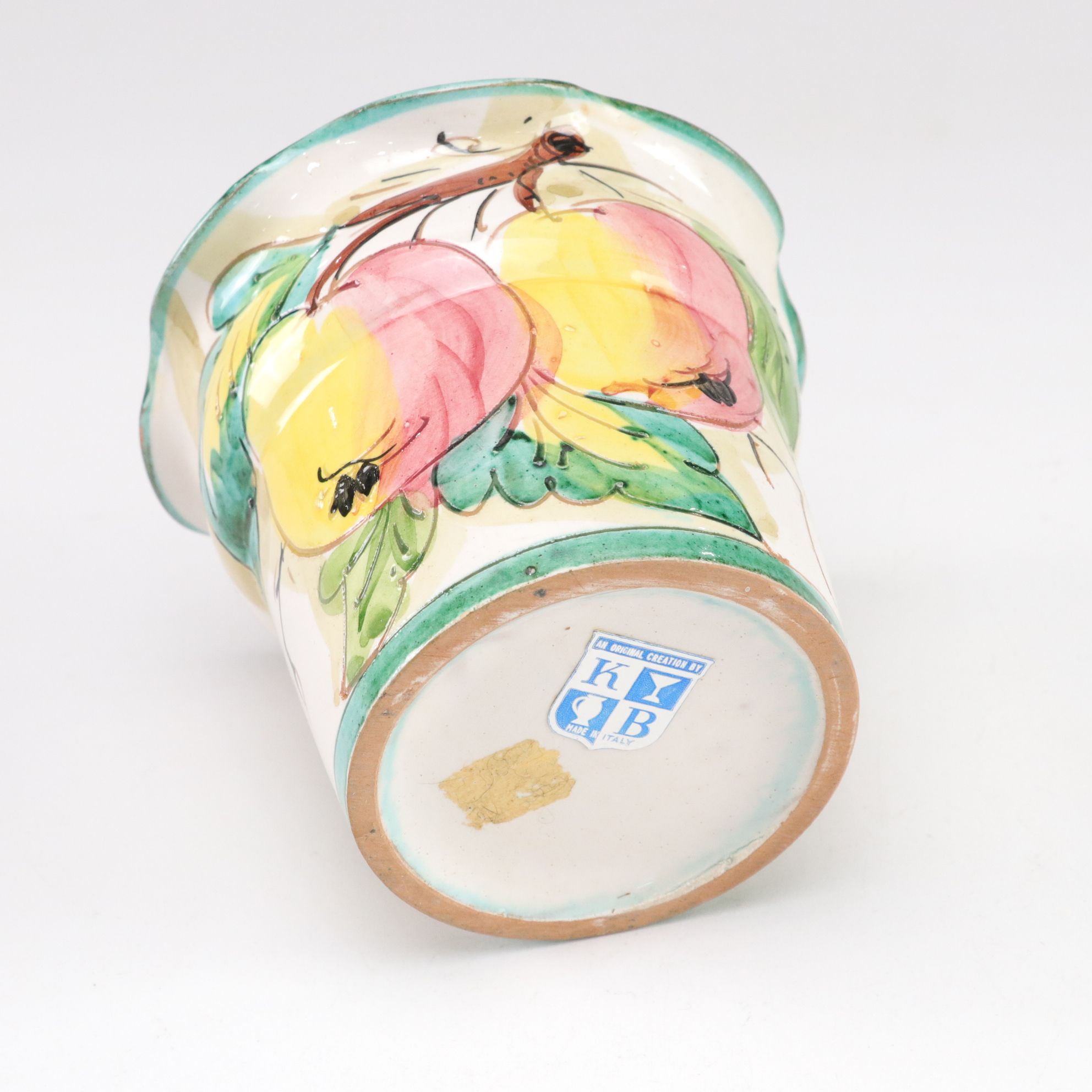 Italian Hand-Painted Ceramic Planter, Piggy Bank, Rosette Salt & Pepper and More