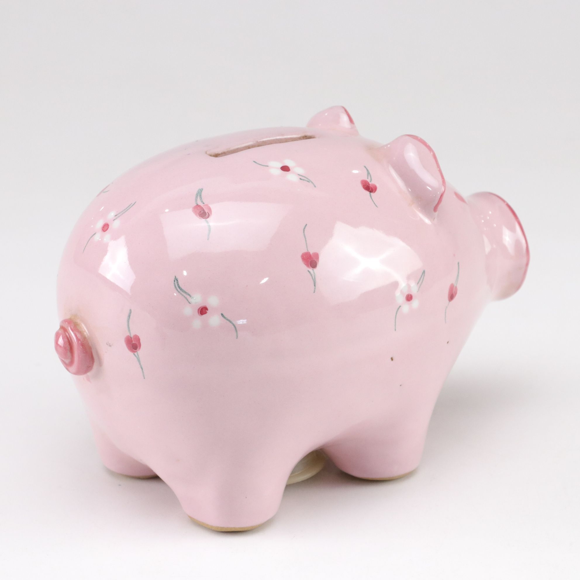 Italian Hand-Painted Ceramic Planter, Piggy Bank, Rosette Salt & Pepper and More