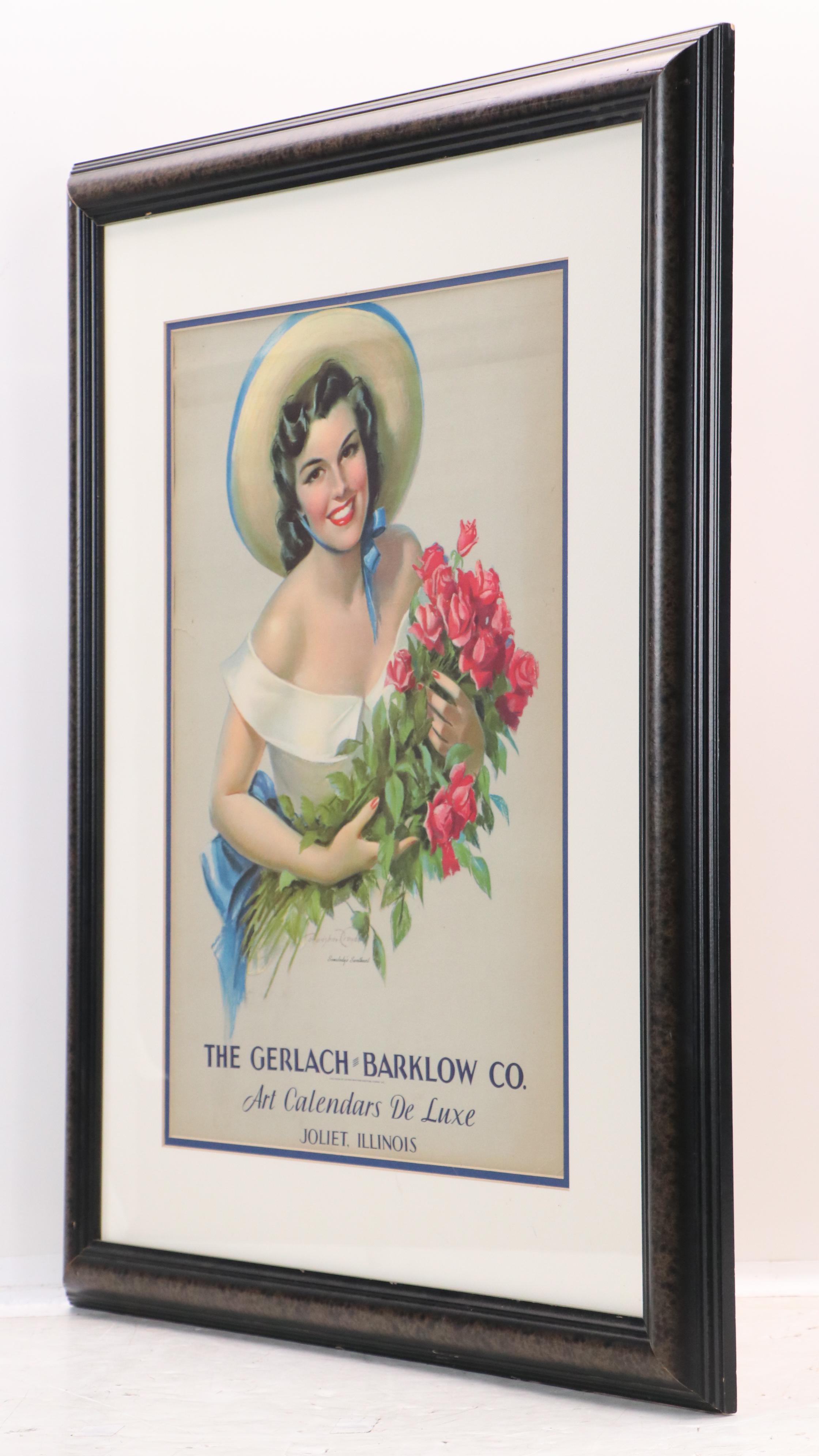 Offset Lithograph "The Gerlach Barklow Co."