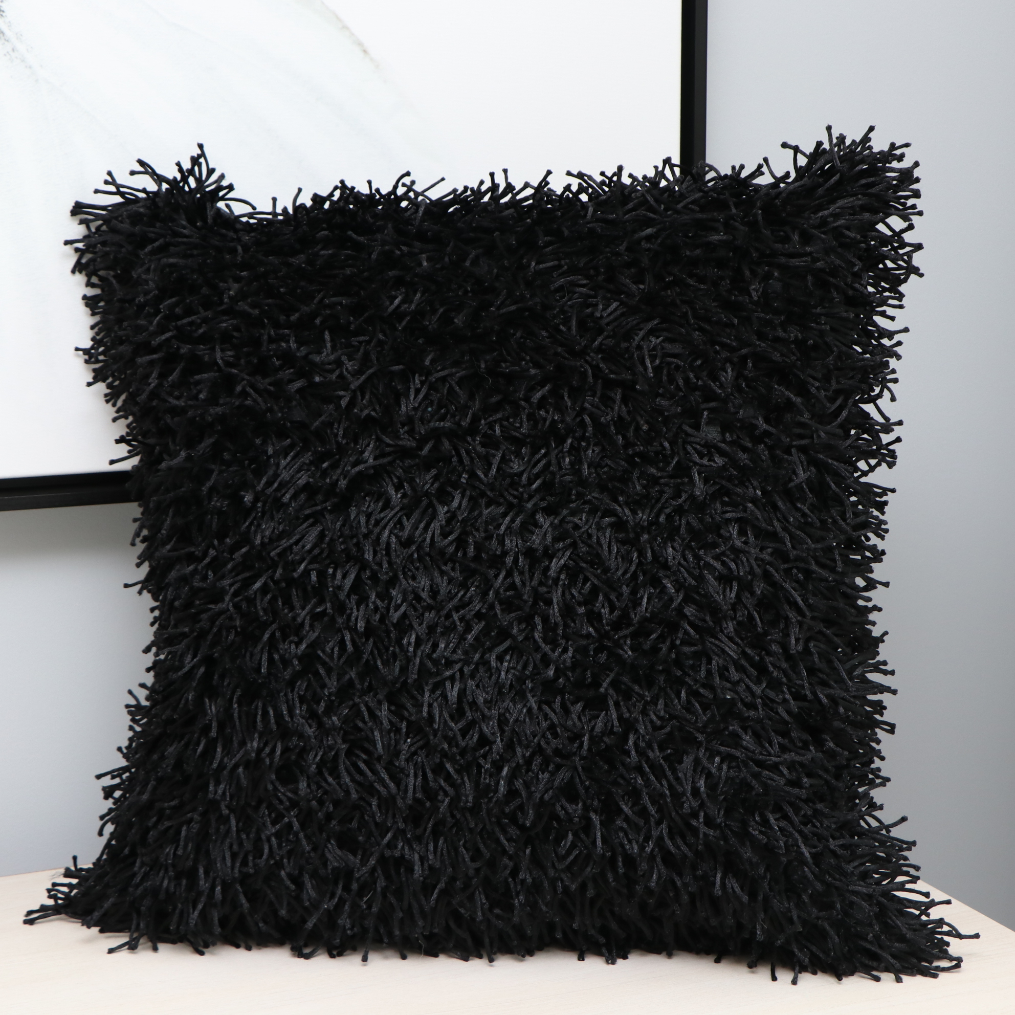 Quaylo Lane Silver Table Lamp, Suyra "Nitro" Pillow and Other Room Décor