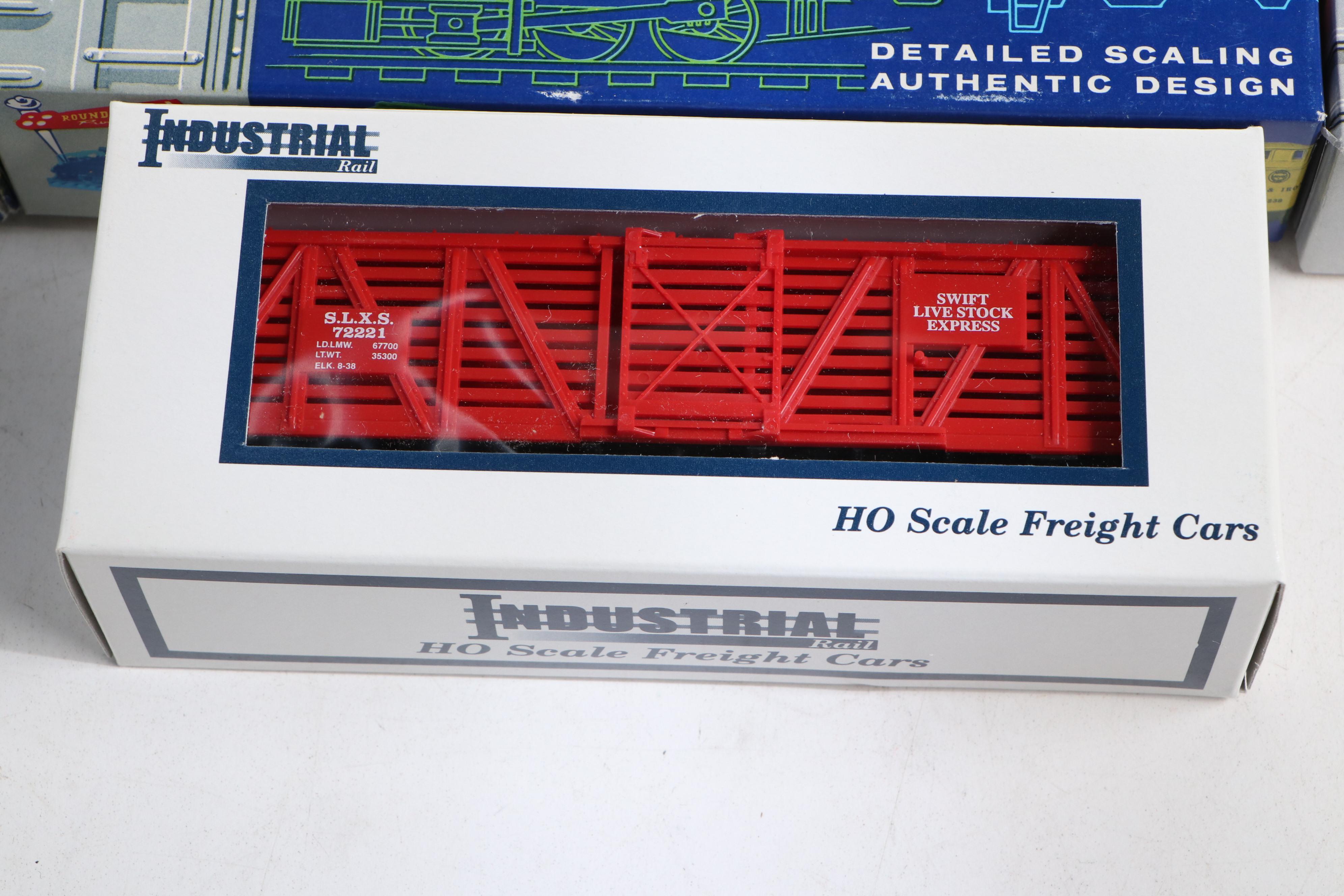 Model Power Southern Locomotives with Budweiser Reefer Car and Other Boxcars