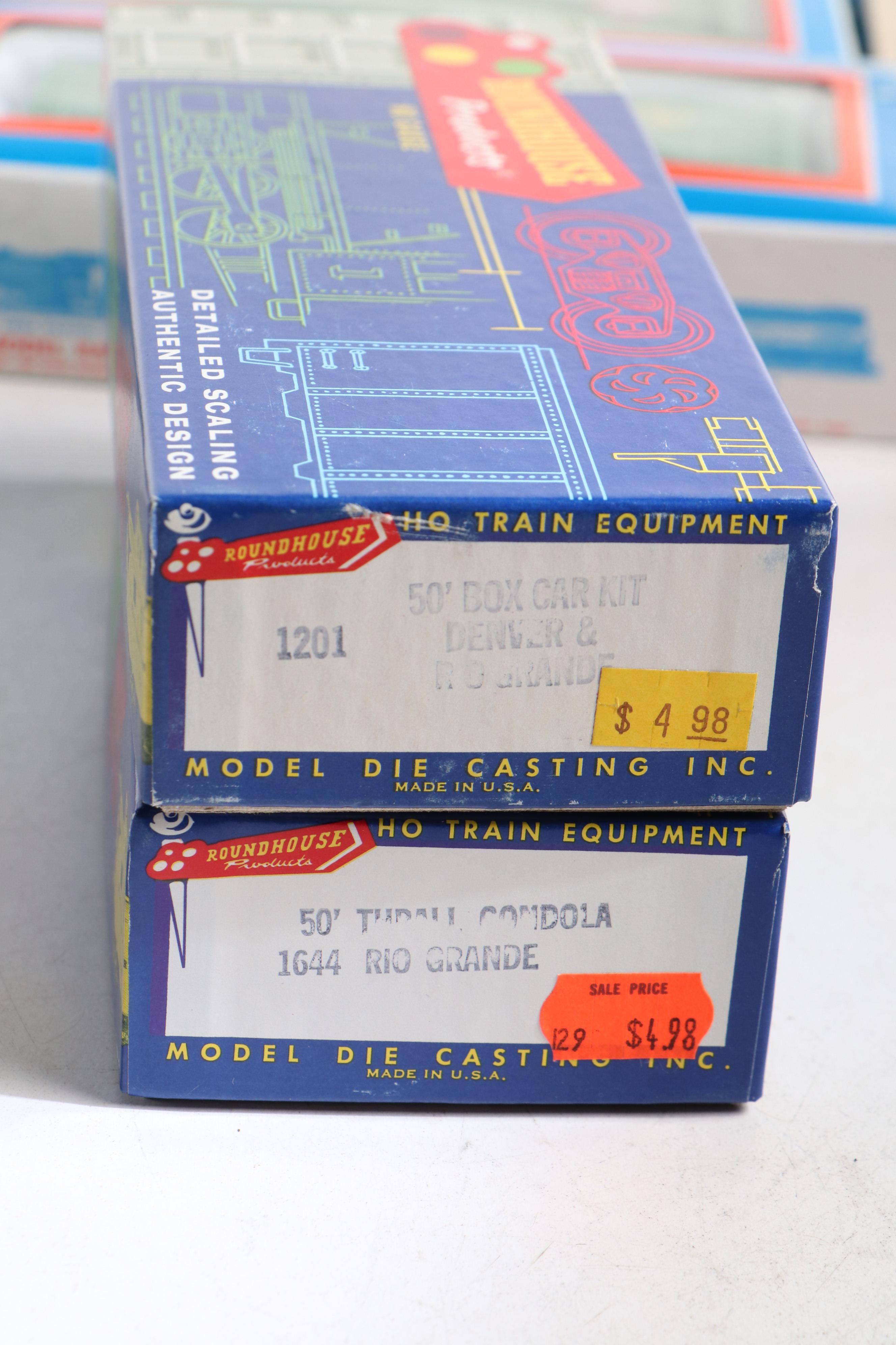 Model Power Southern Locomotives with Budweiser Reefer Car and Other Boxcars