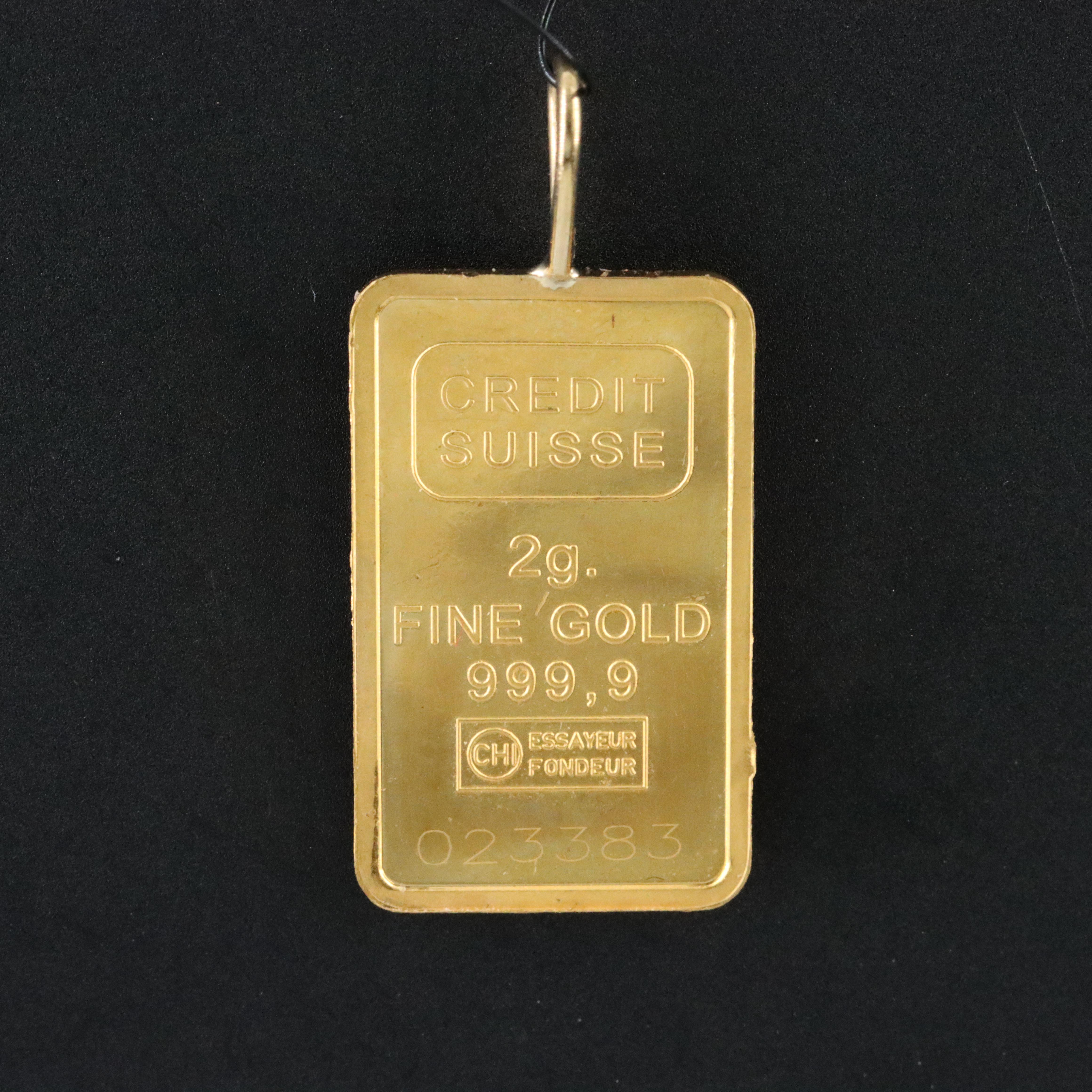 24K Ingot Pendant