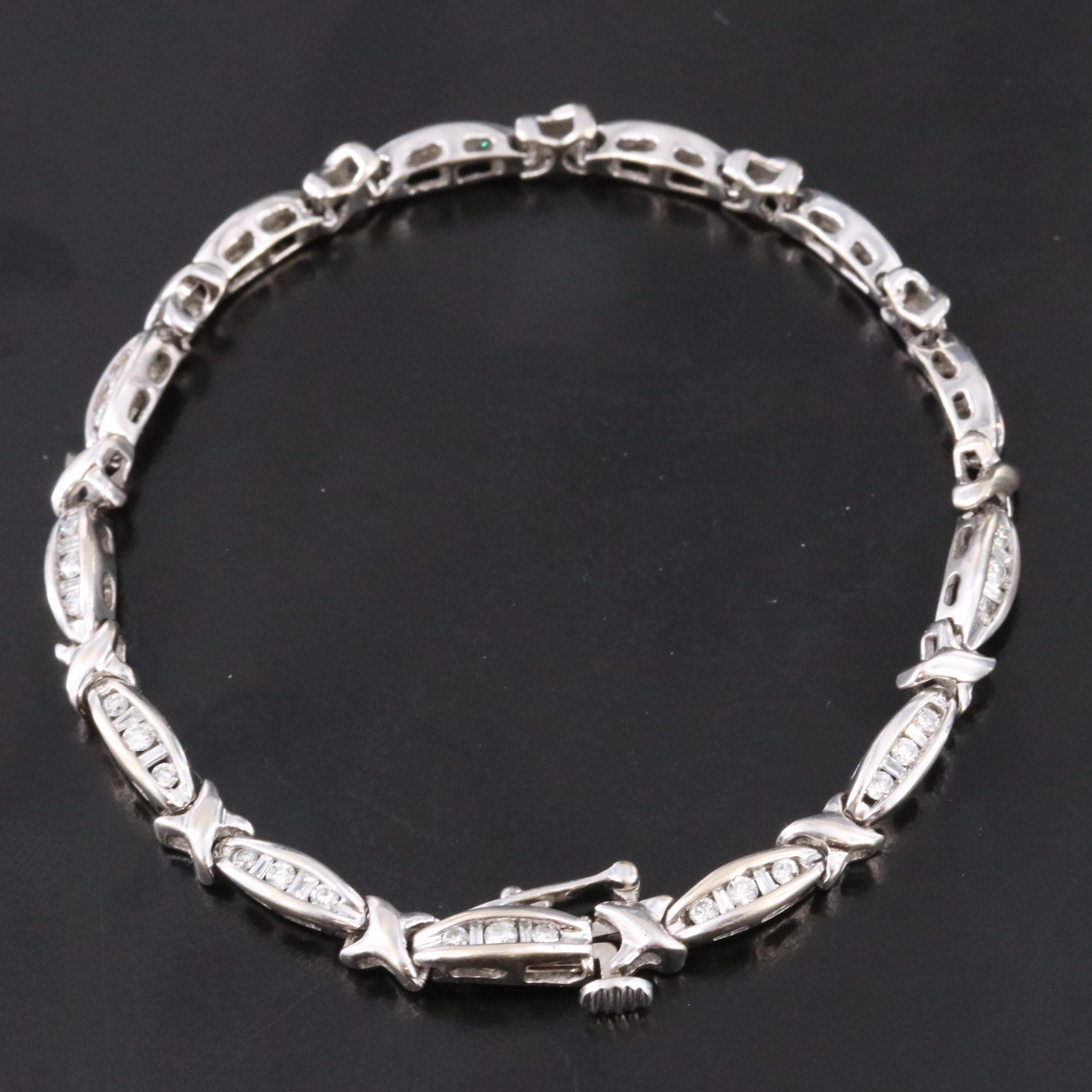 14K 0.96 CTW Diamond Bracelet