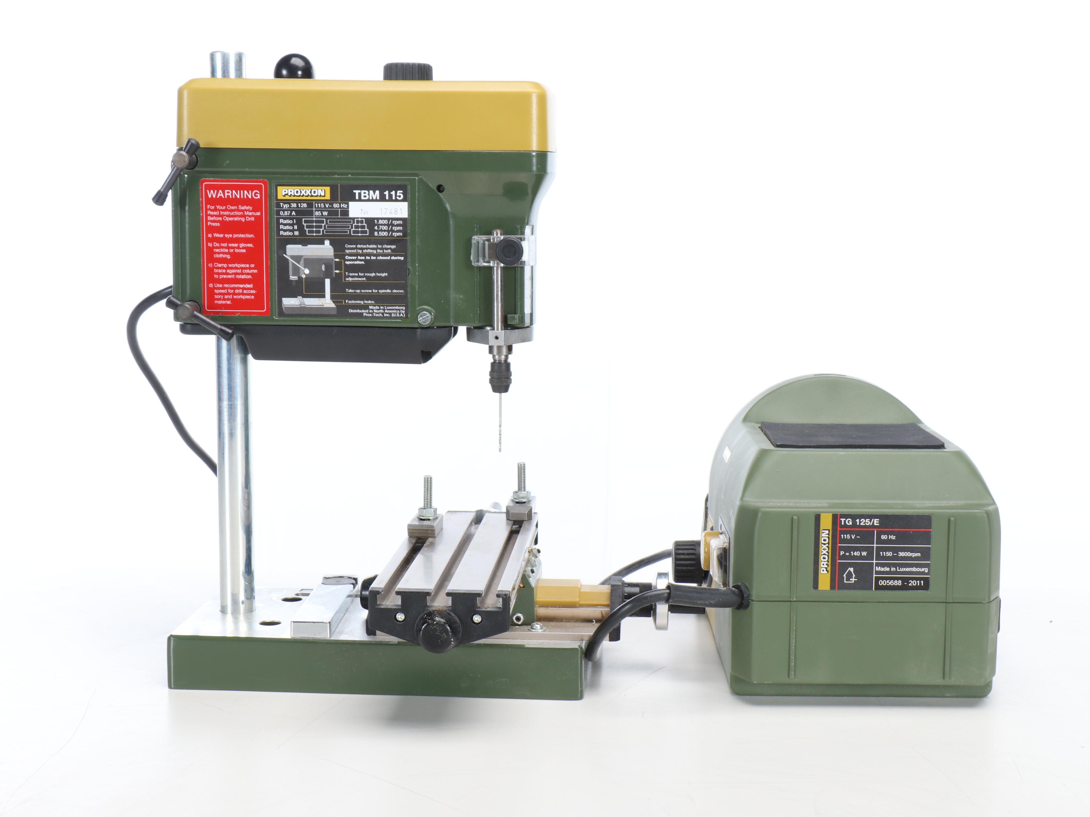 Proxxon Micro Wood Turning Lathe, Drill Press and More, Late 20th/Early 21st C.