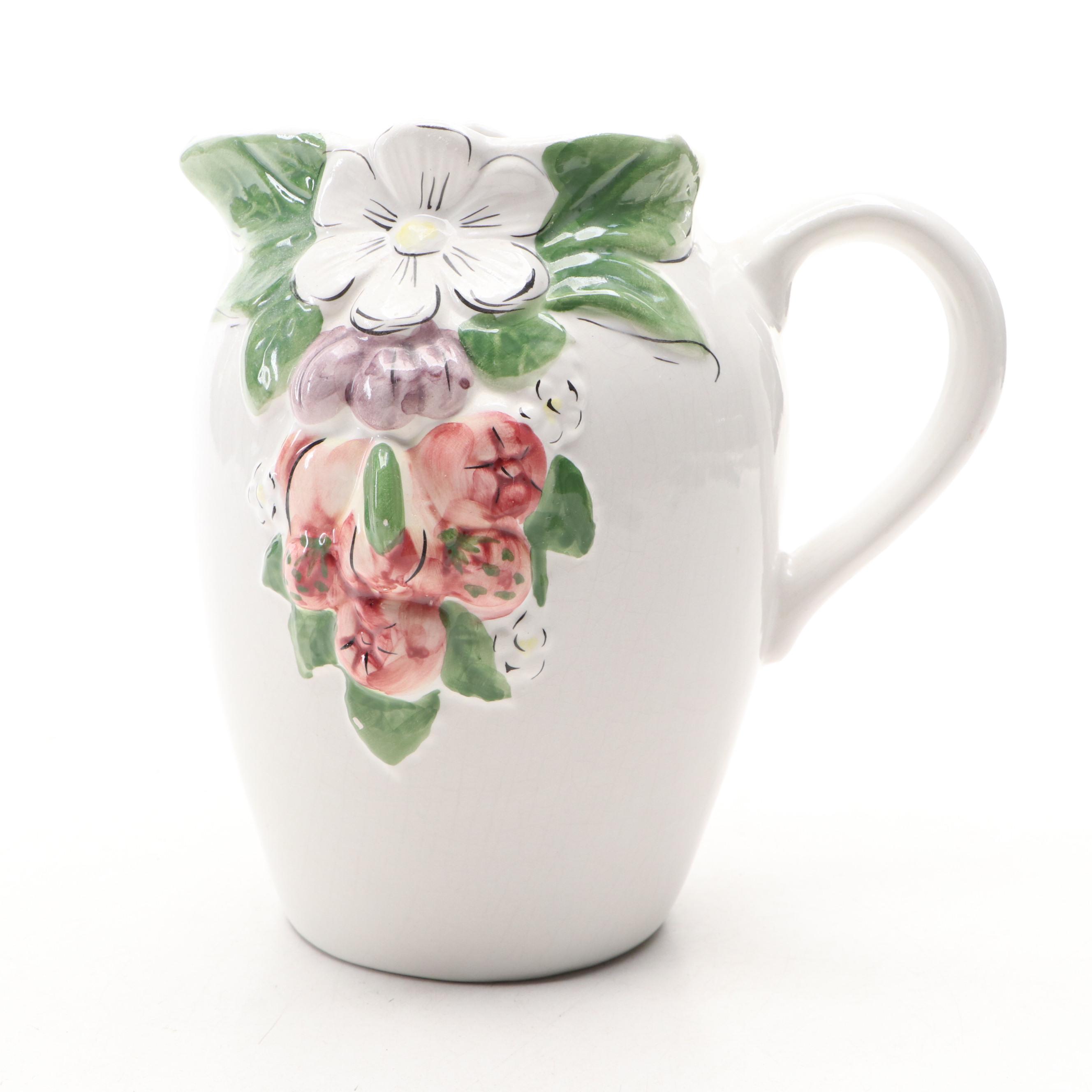 Make the Season Bright Ceramic Teapot and Cup with More Table Accessories