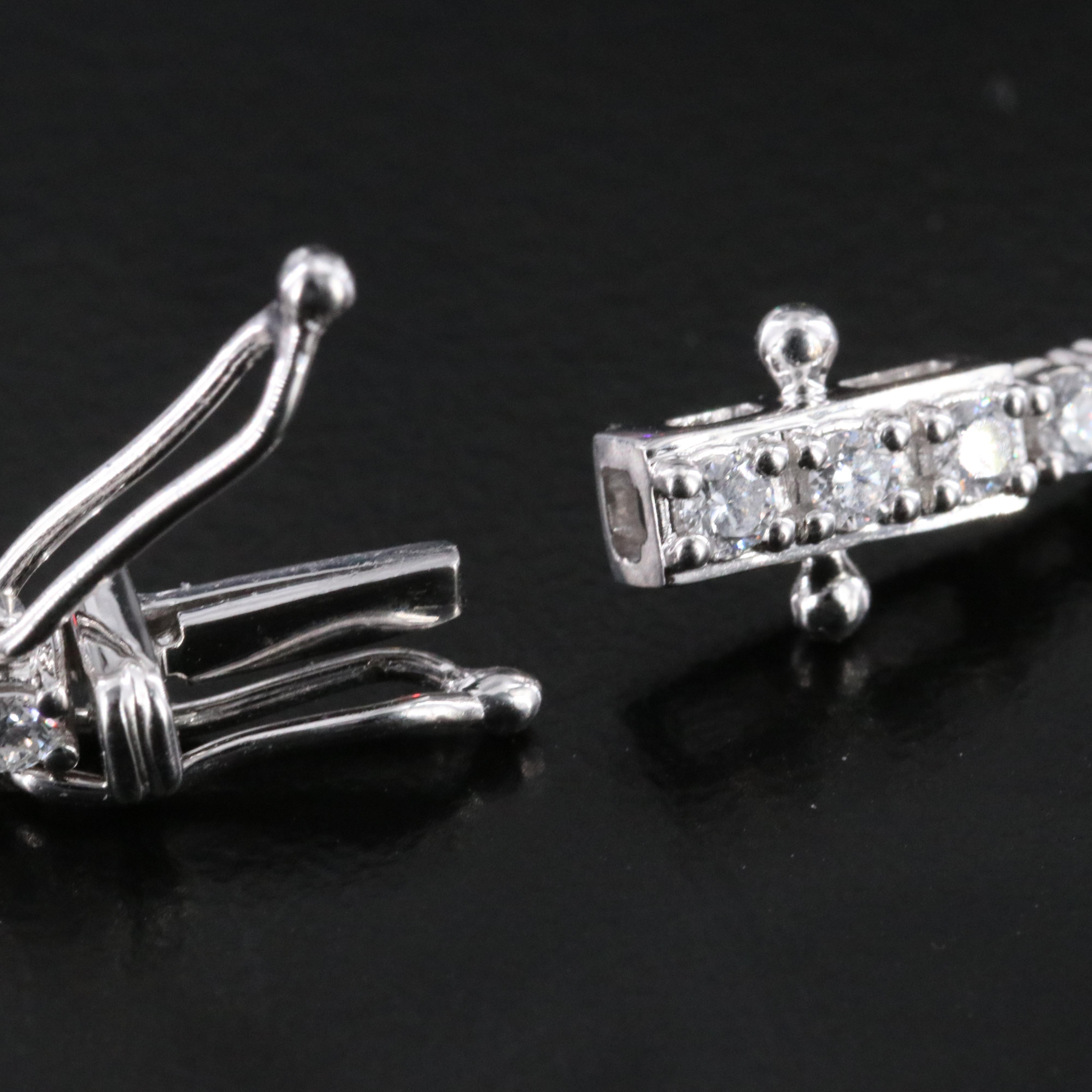 14K 4.33 CTW Lab Grown Diamond Bracelet with Fancy Pinks and IGI Jewelry Report