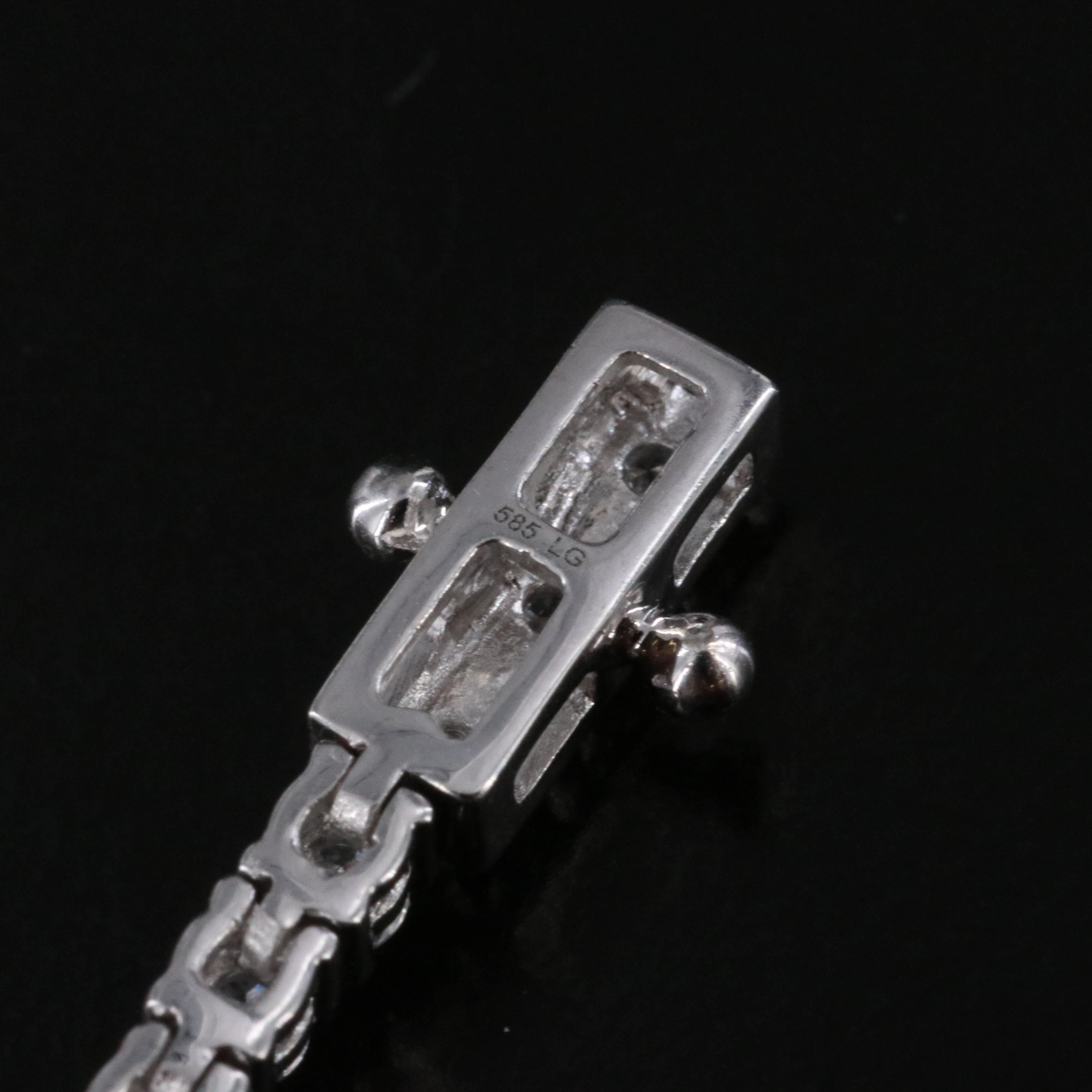 14K 4.33 CTW Lab Grown Diamond Bracelet with Fancy Pinks and IGI Jewelry Report