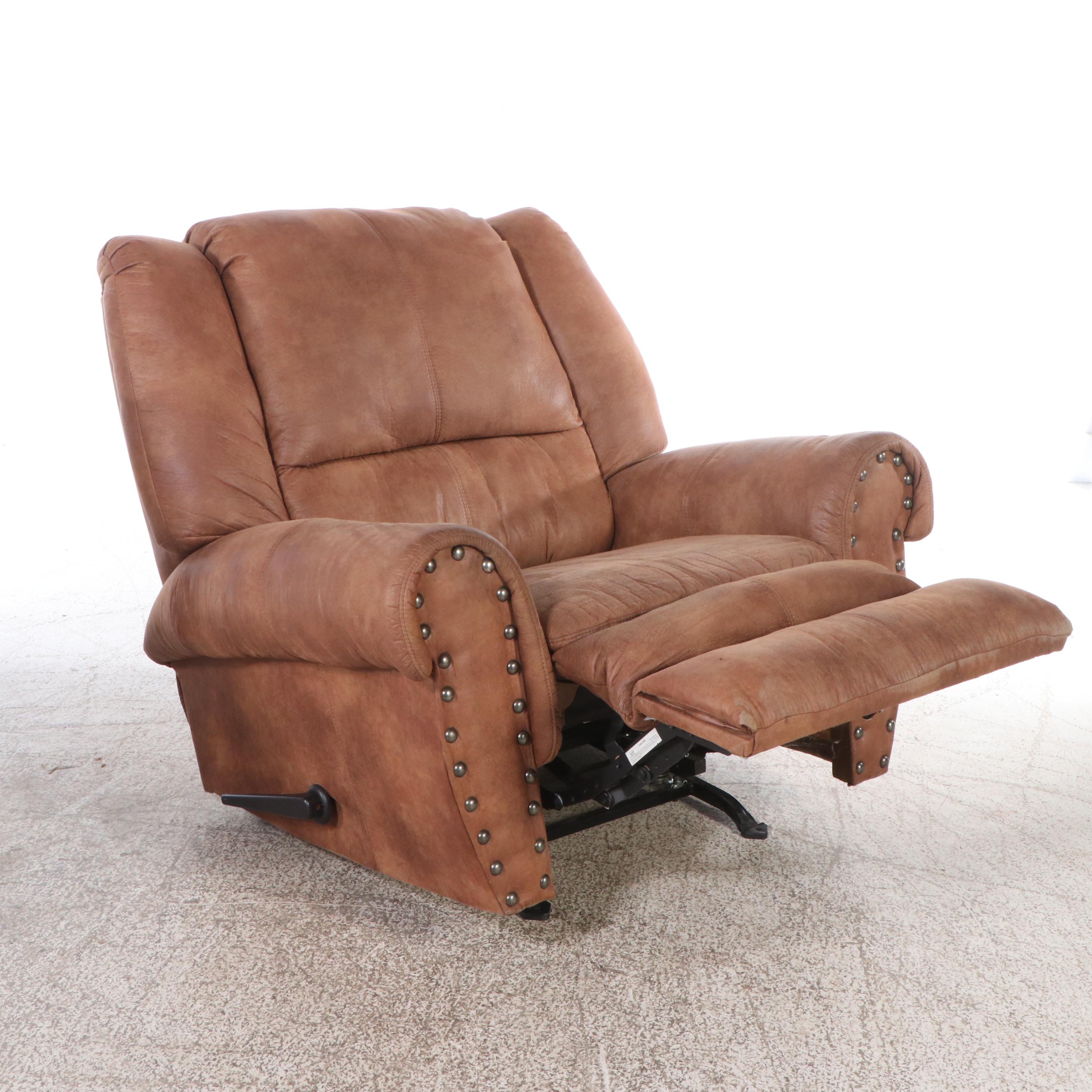 Pair of Nailhead Trimmed Recliners