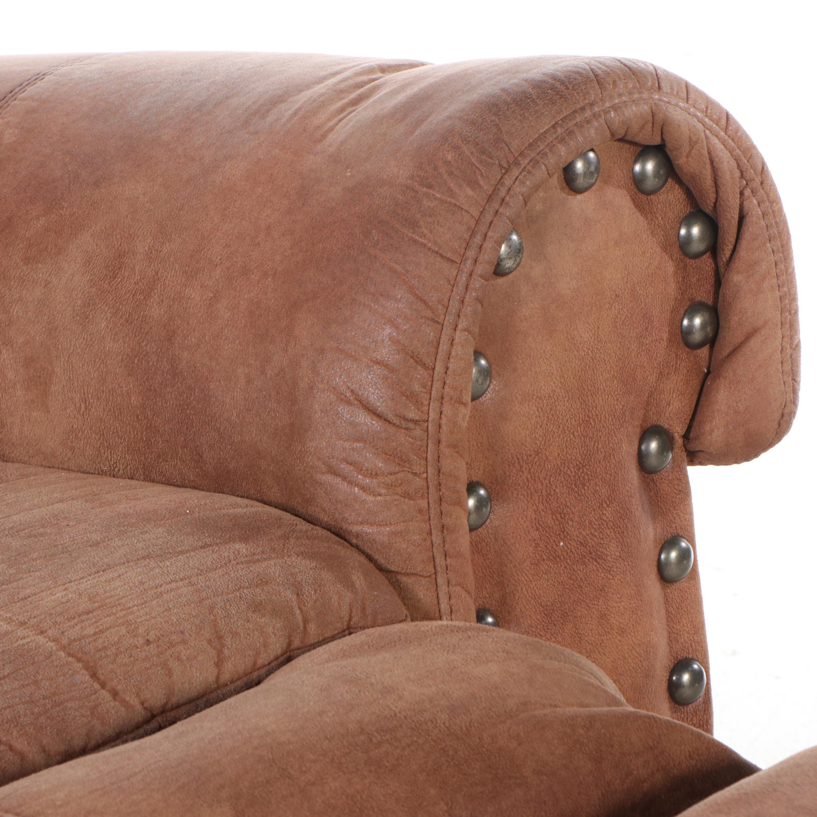 Pair of Nailhead Trimmed Recliners