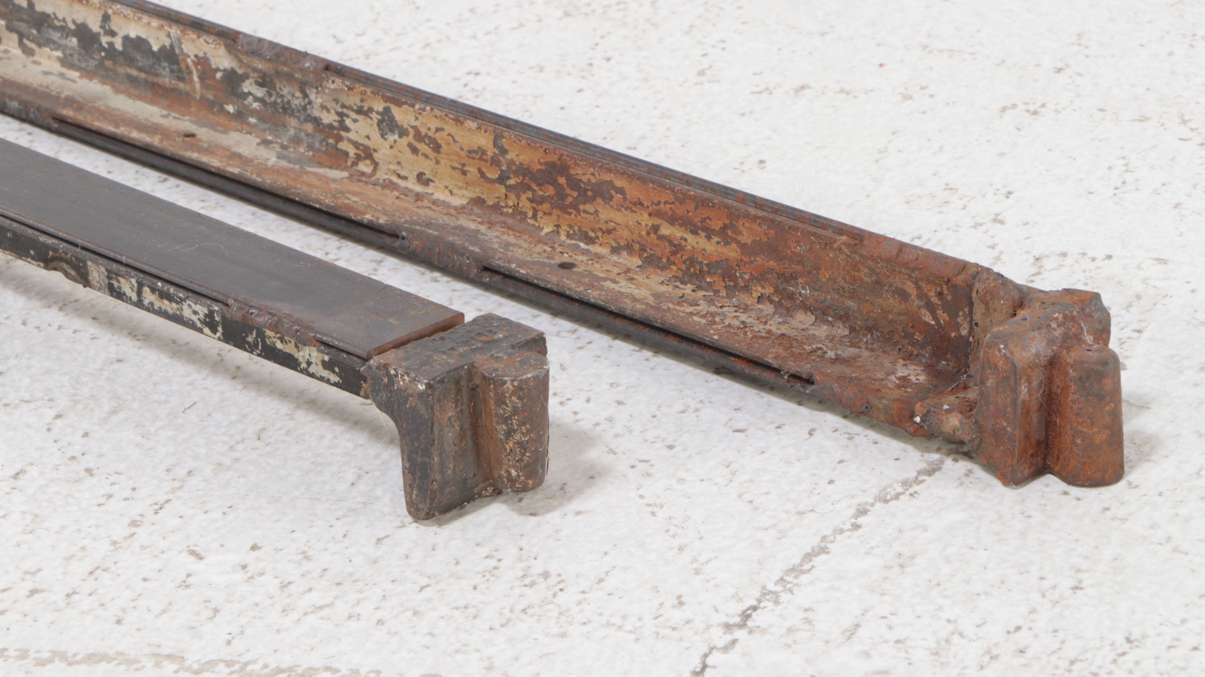 Scrolled Metal King Size Bed Frame, 20th Century