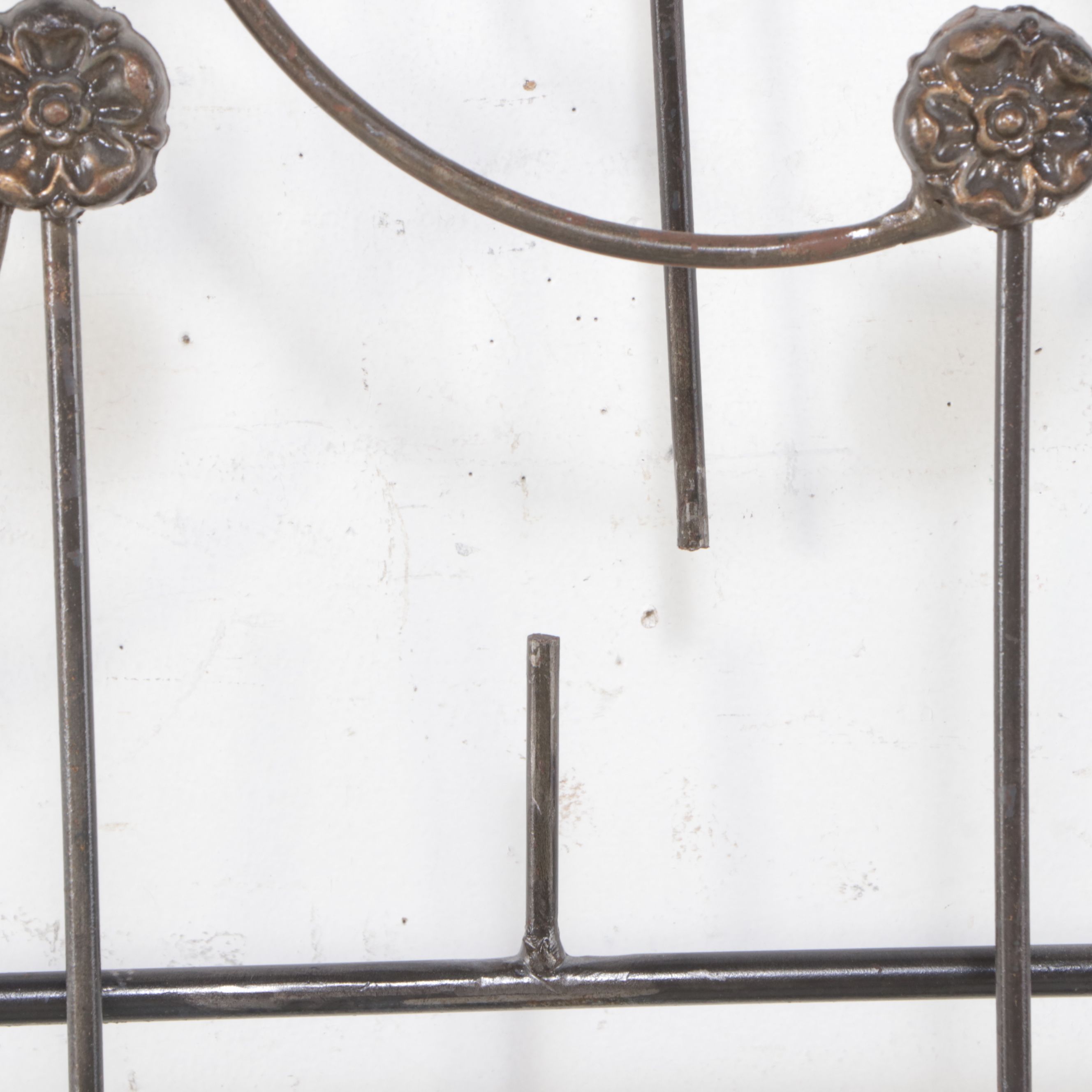 Scrolled Metal King Size Bed Frame, 20th Century