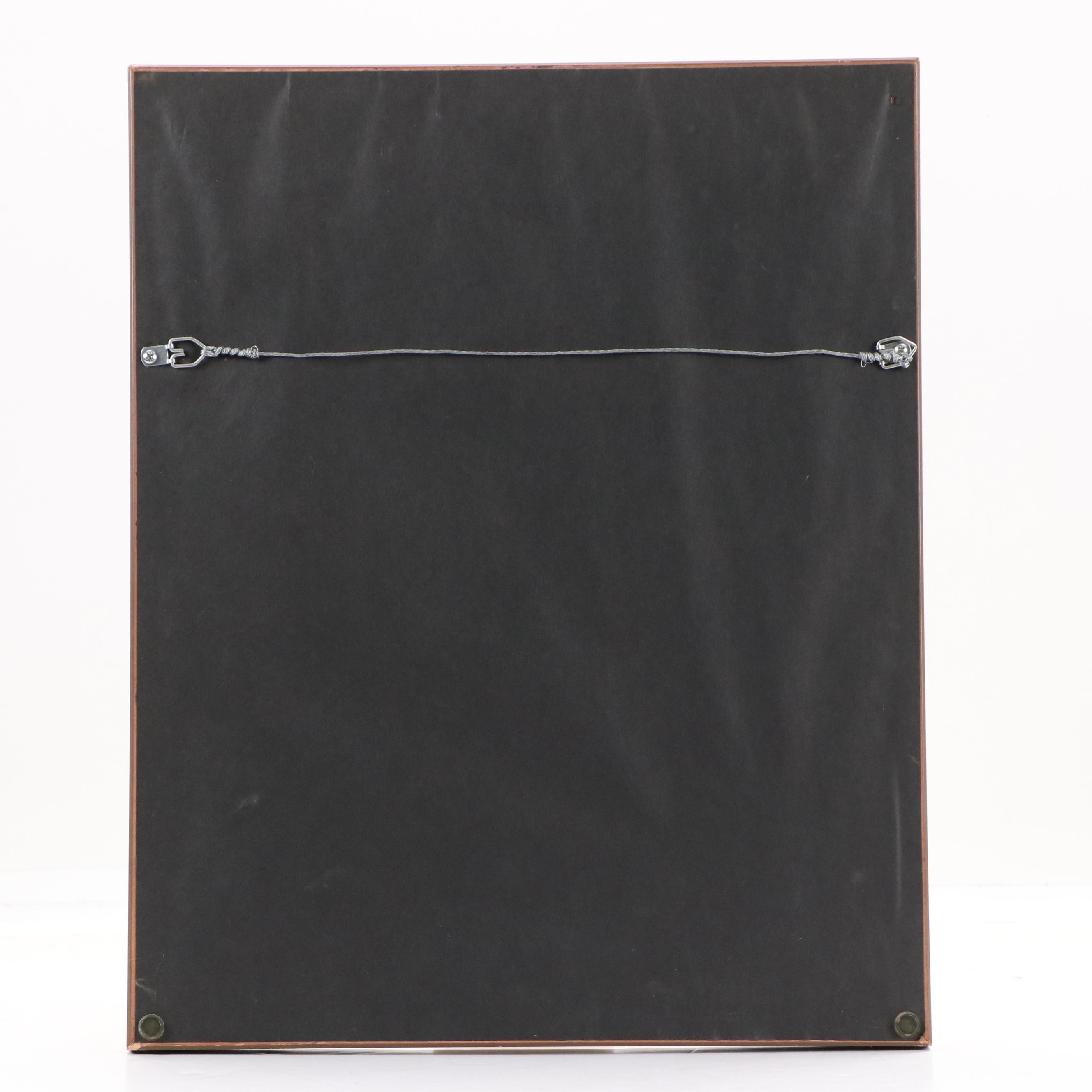 Halftone After Jules-Alexandre Grün of Woman Performing Hurried Striptease