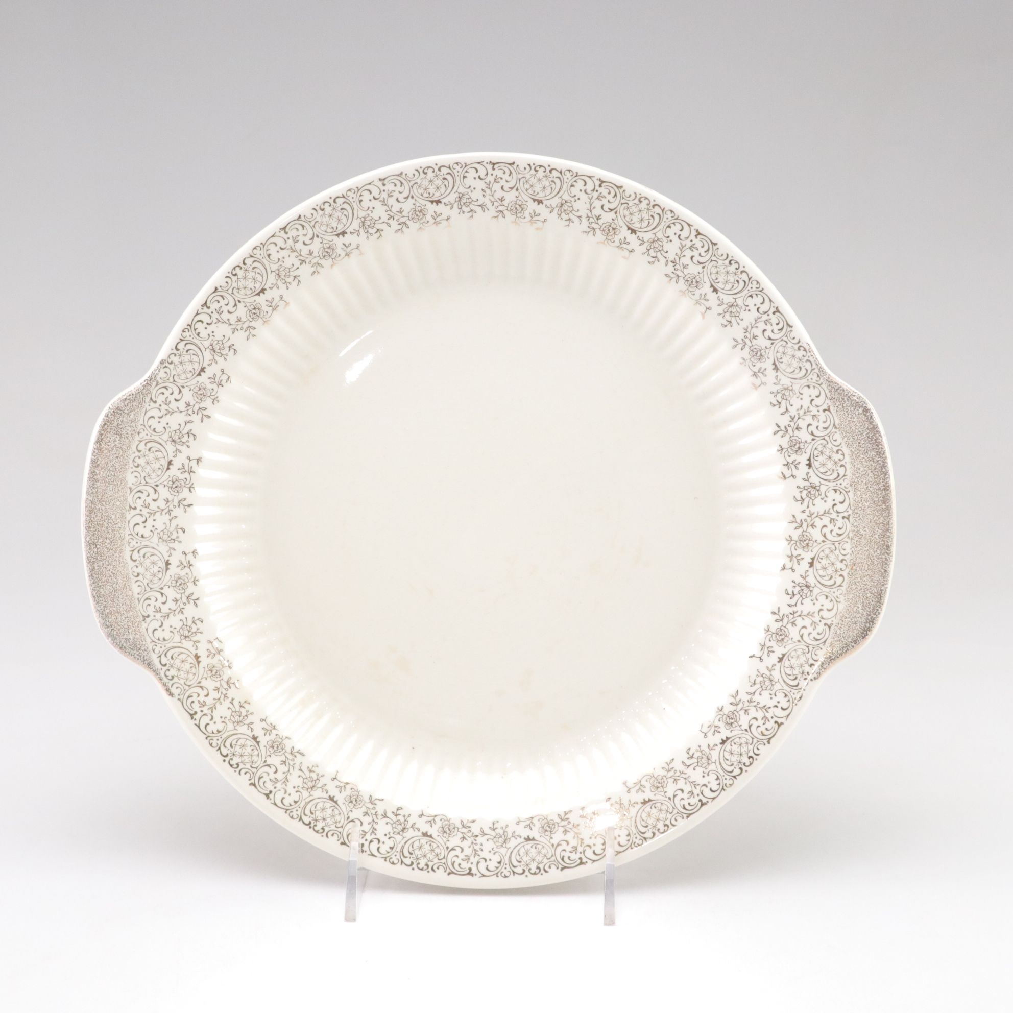 Noritake "Bancroft" 22K Gold Dinner Plates and Serving Platter