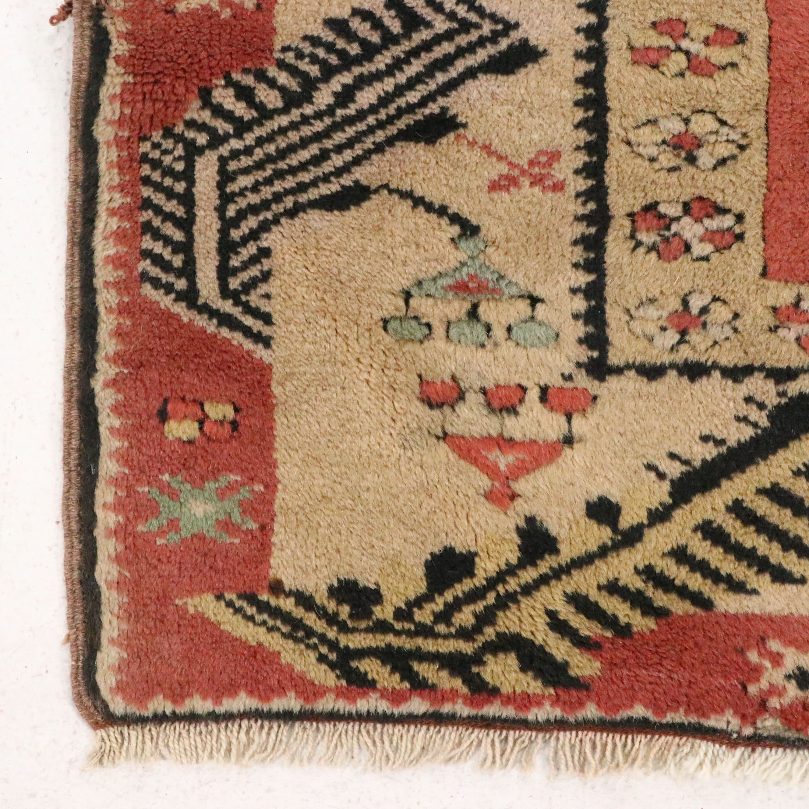 2'6 x 9'1 Hand-Knotted Turkish Milas Carpet Runner