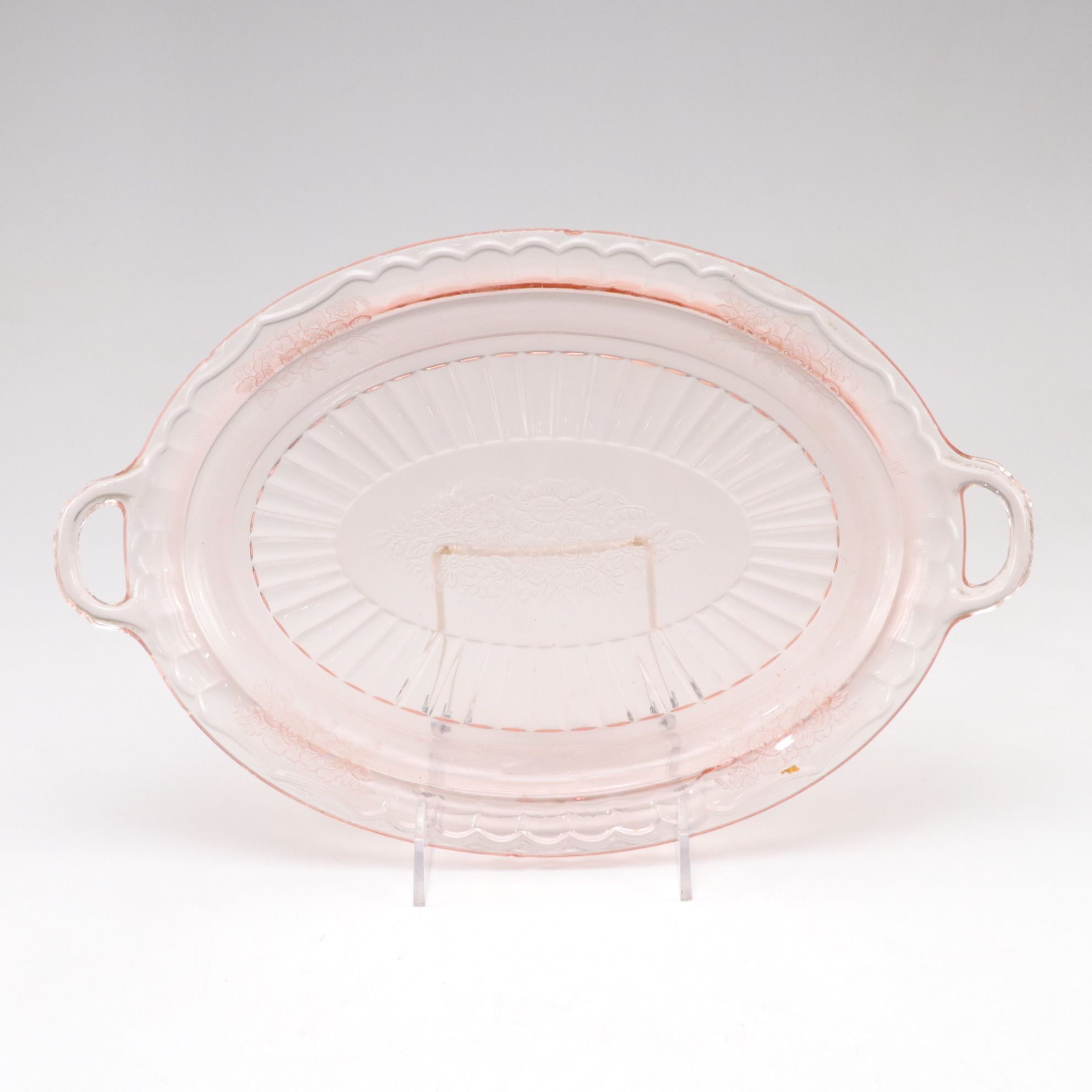 Federal Glass "Patrician Amber" Plate & Other Depression Era Glass