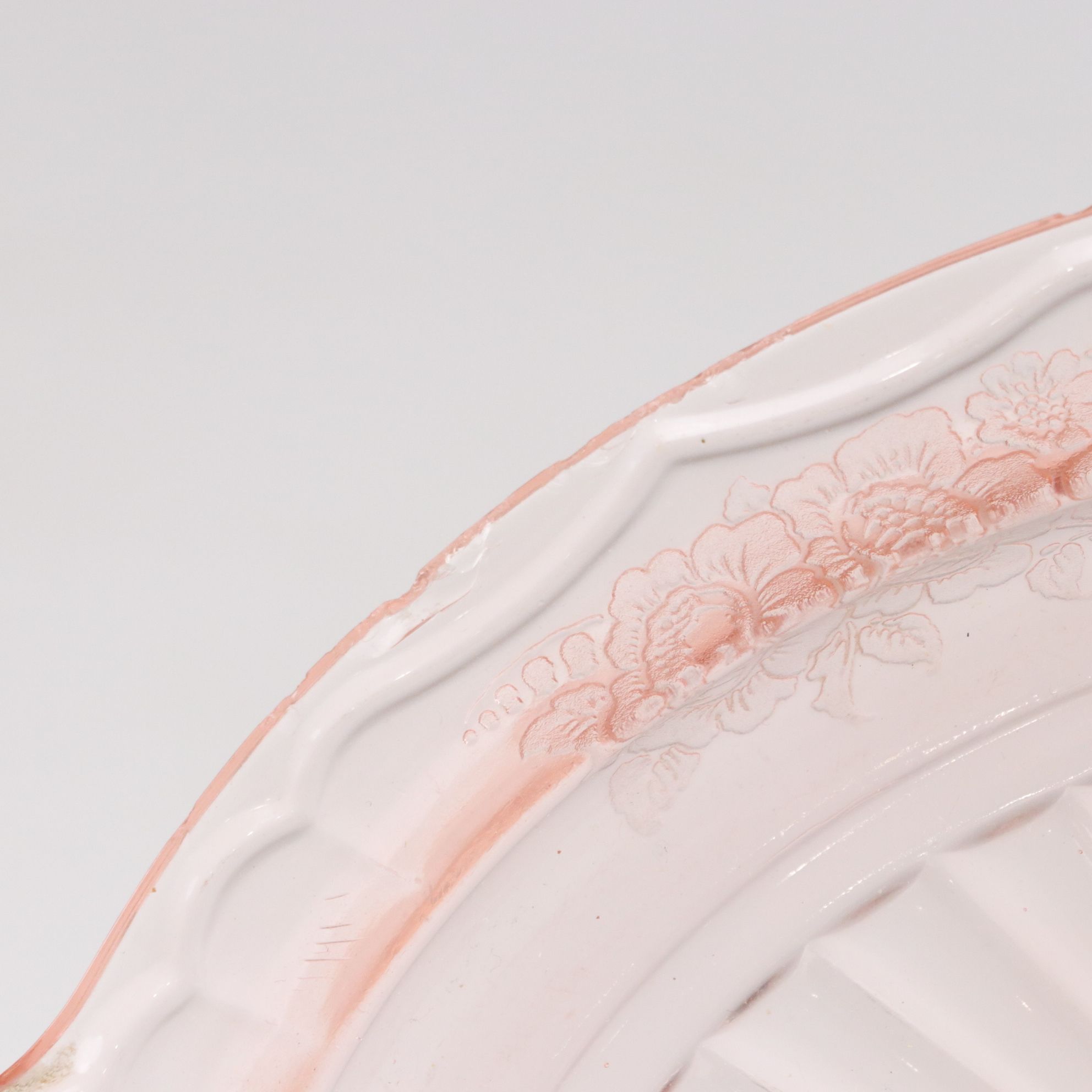 Federal Glass "Patrician Amber" Plate & Other Depression Era Glass