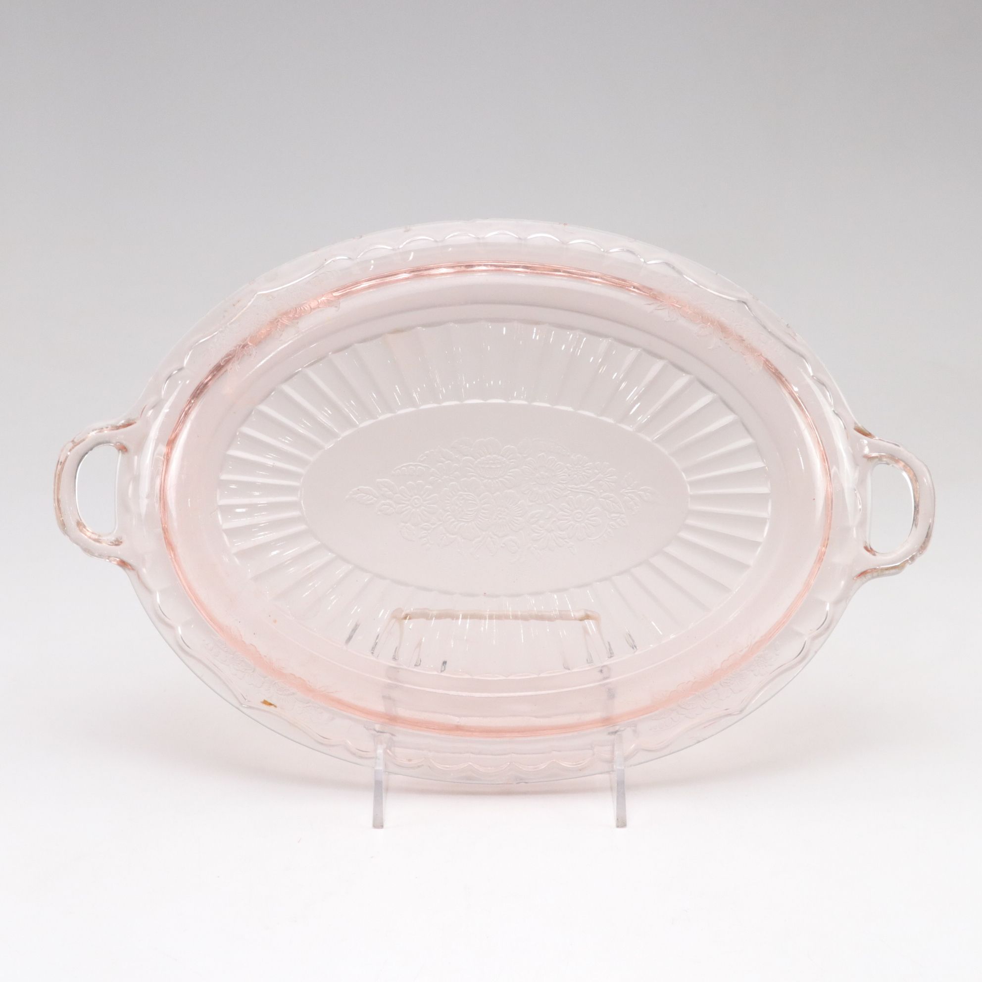 Federal Glass "Patrician Amber" Plate & Other Depression Era Glass