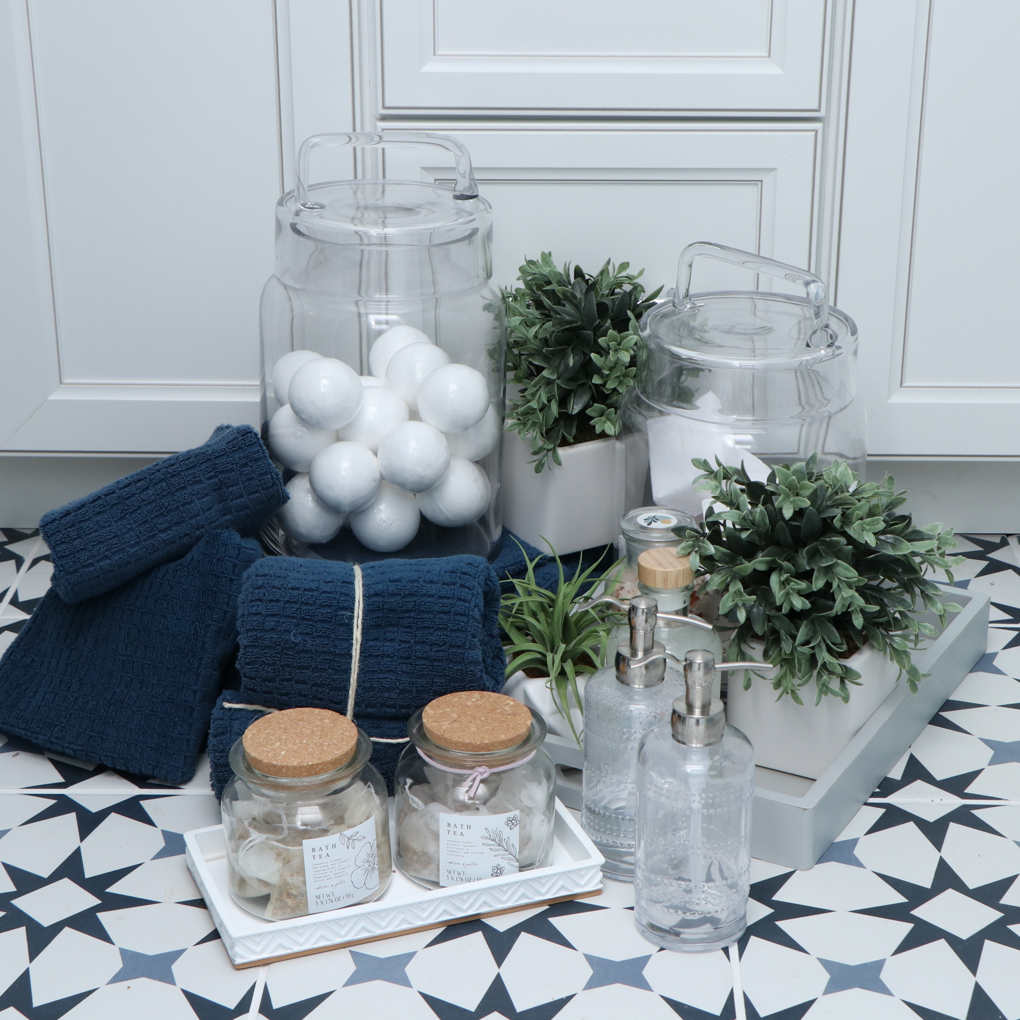 DKNY Bath Towels, Bath Bomb Soaps, Salts, and Bathroom Décor