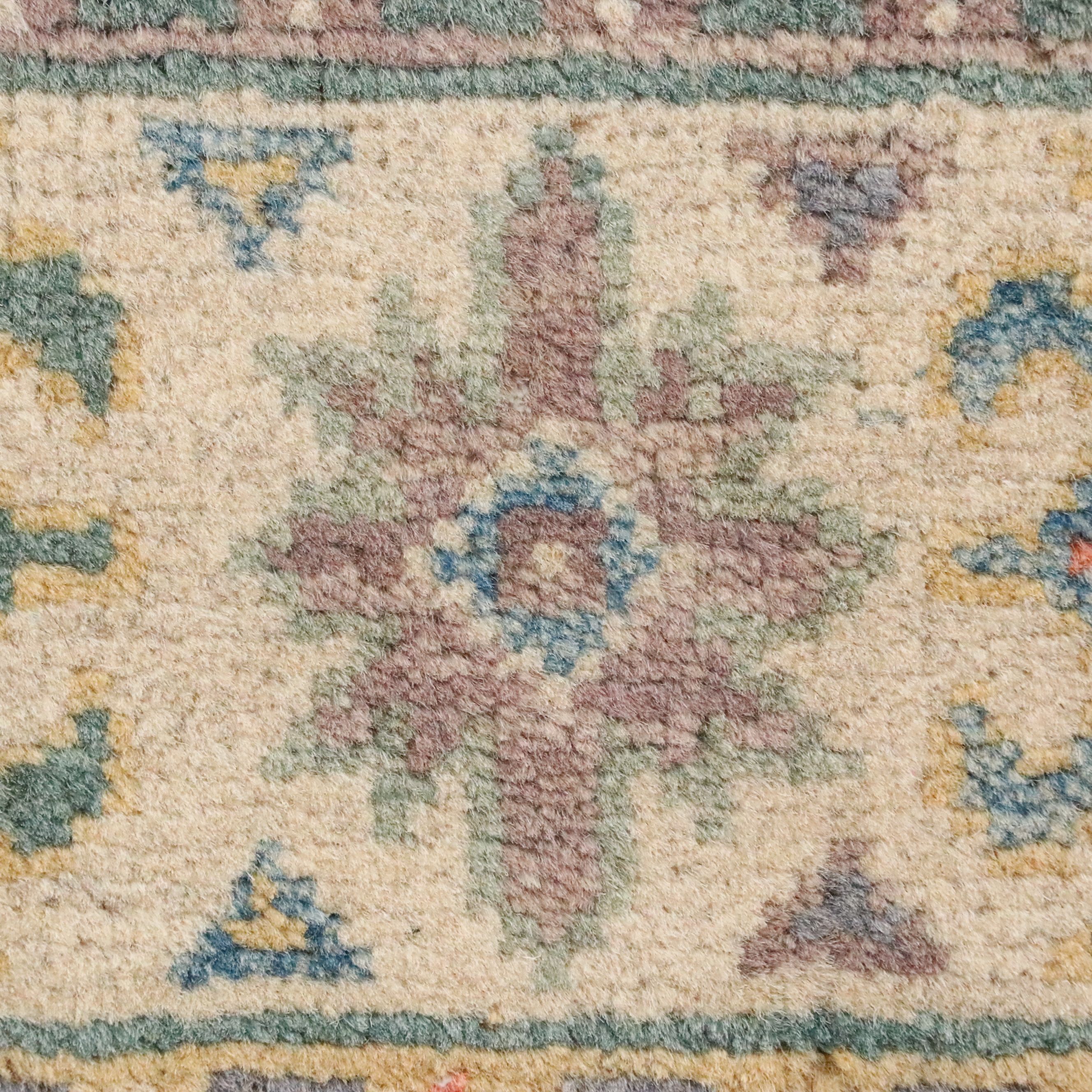 2'1 x 6'2 Hand-Knotted Afghan Kazak Carpet Runner