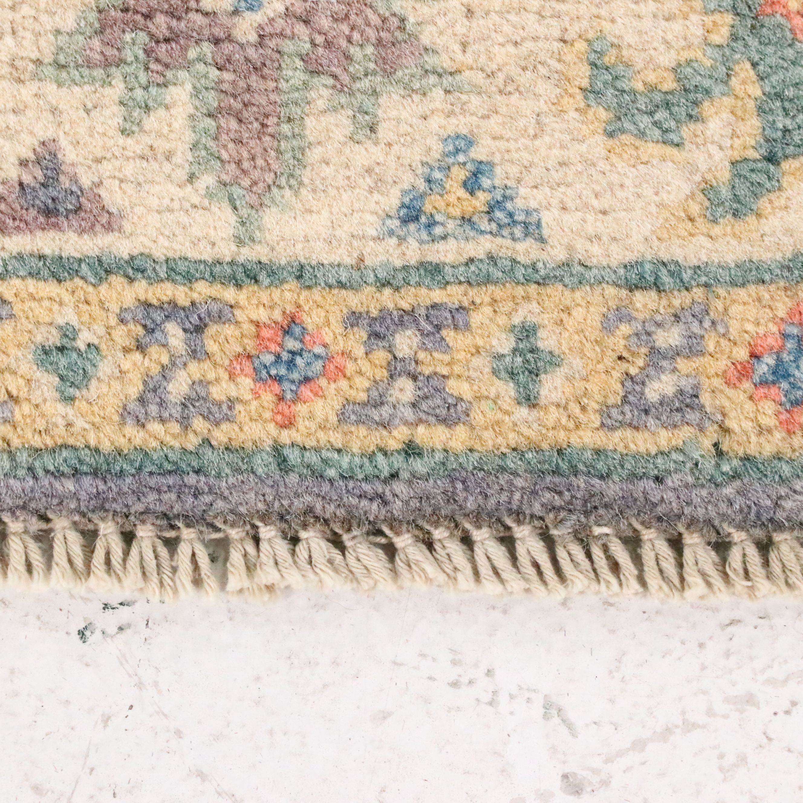 2'1 x 6'2 Hand-Knotted Afghan Kazak Carpet Runner