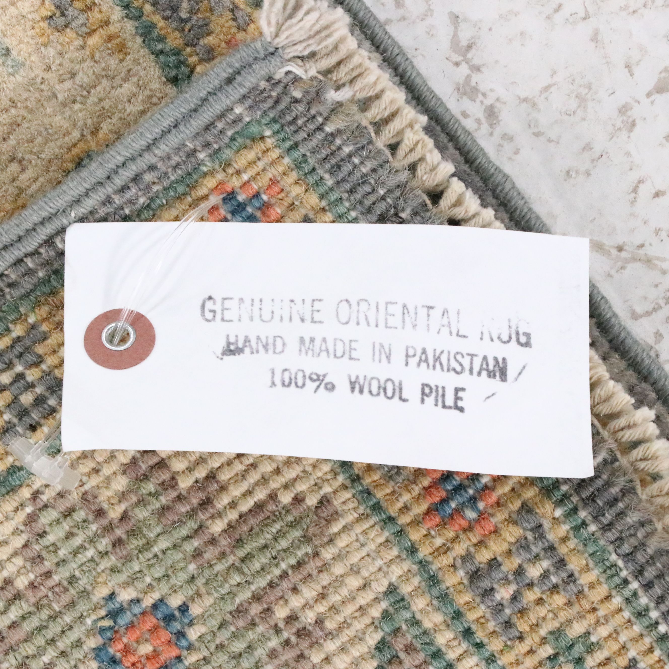 2'1 x 6'2 Hand-Knotted Afghan Kazak Carpet Runner