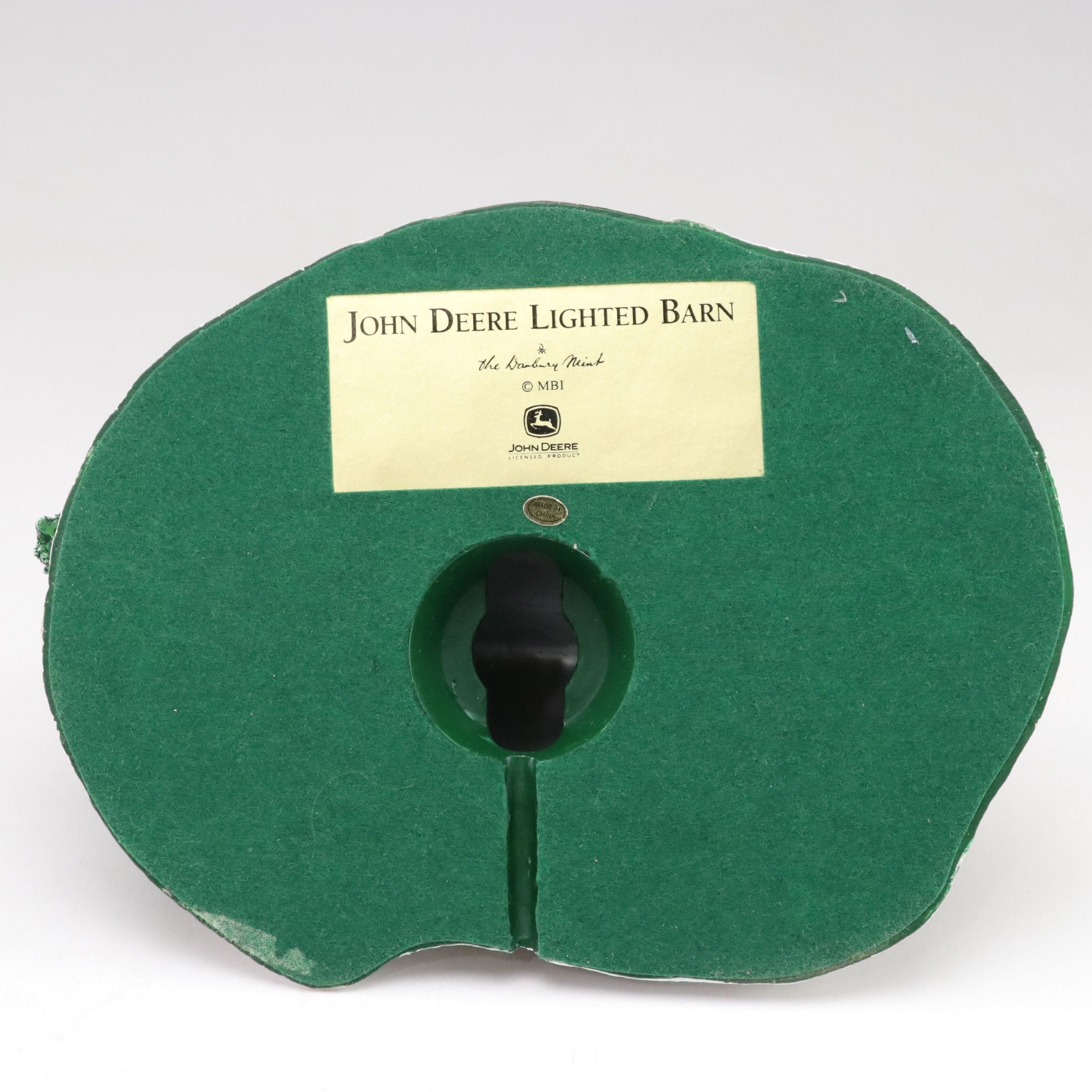 Danbury Mint "John Deere Lighted Barn" & Other Christmas Village Decor