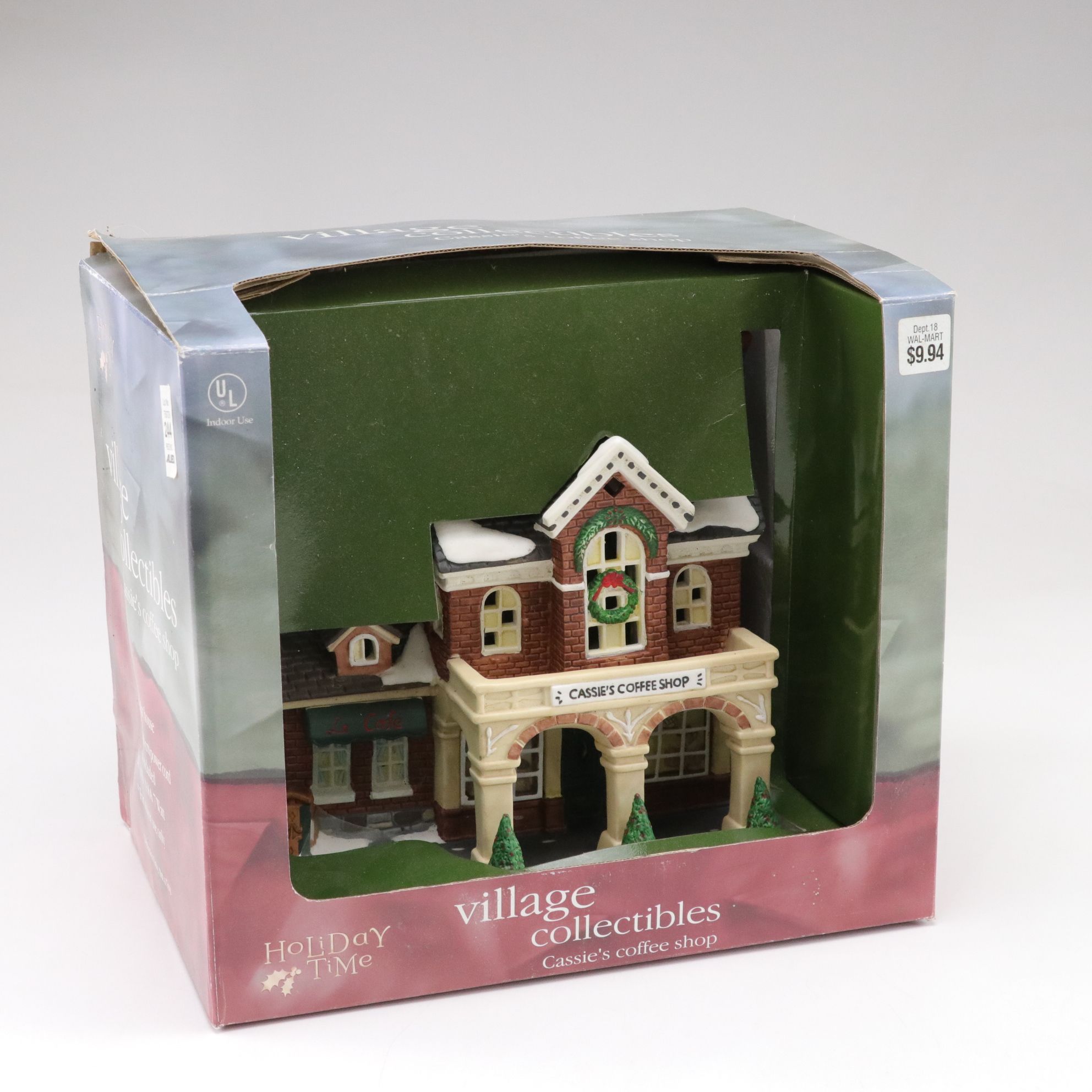 Danbury Mint "John Deere Lighted Barn" & Other Christmas Village Decor