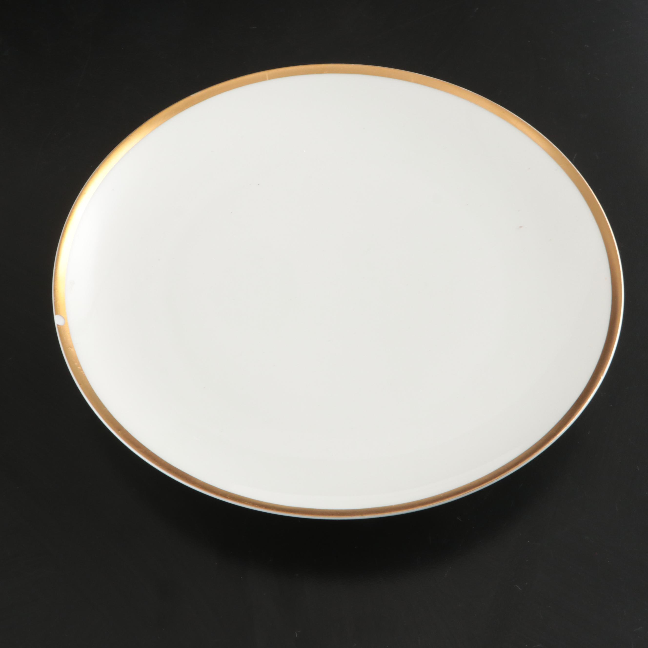 Haviland Porcelain Gilt Rim Dinnerware and Serving Pieces, 1894-1931