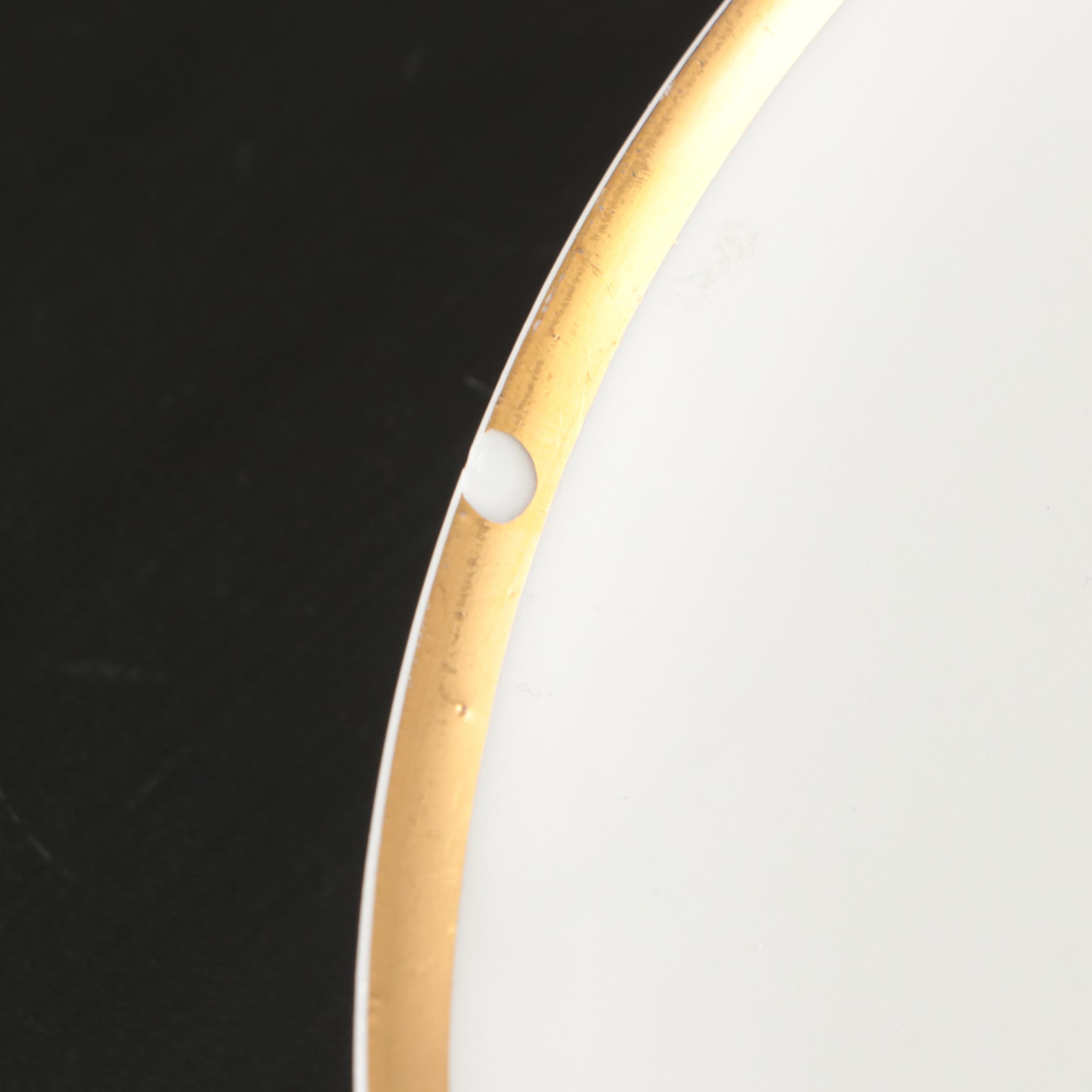 Haviland Porcelain Gilt Rim Dinnerware and Serving Pieces, 1894-1931