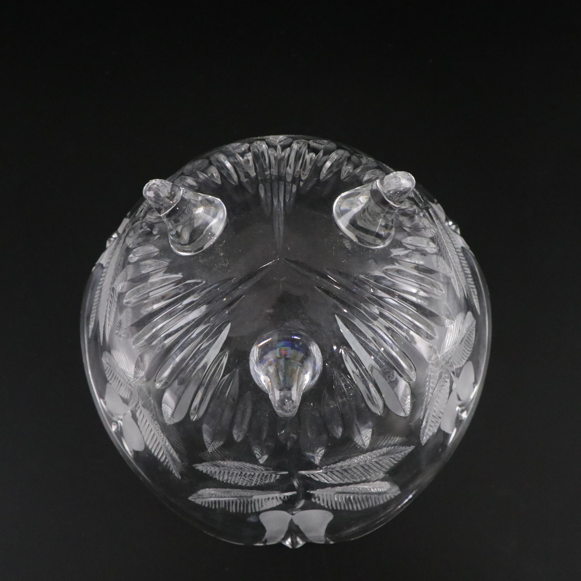 Mikasa "Peppermint" Sweets Dish, Fostoria "Heather" Torte Plate & More Glassware