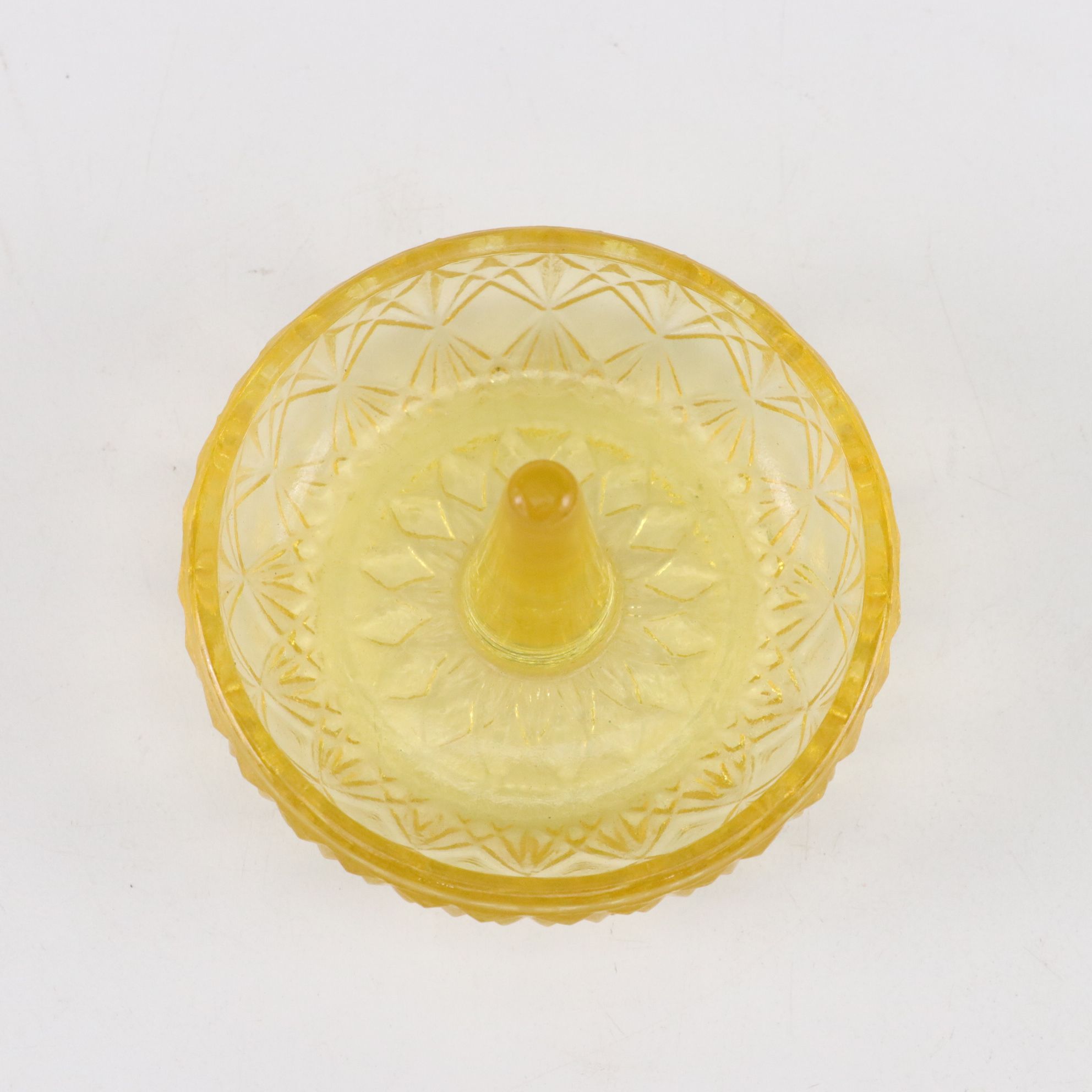 Japanese Porcelain Hand-Painted Victorian Ladies in Yellow & Fenton Ring Holder