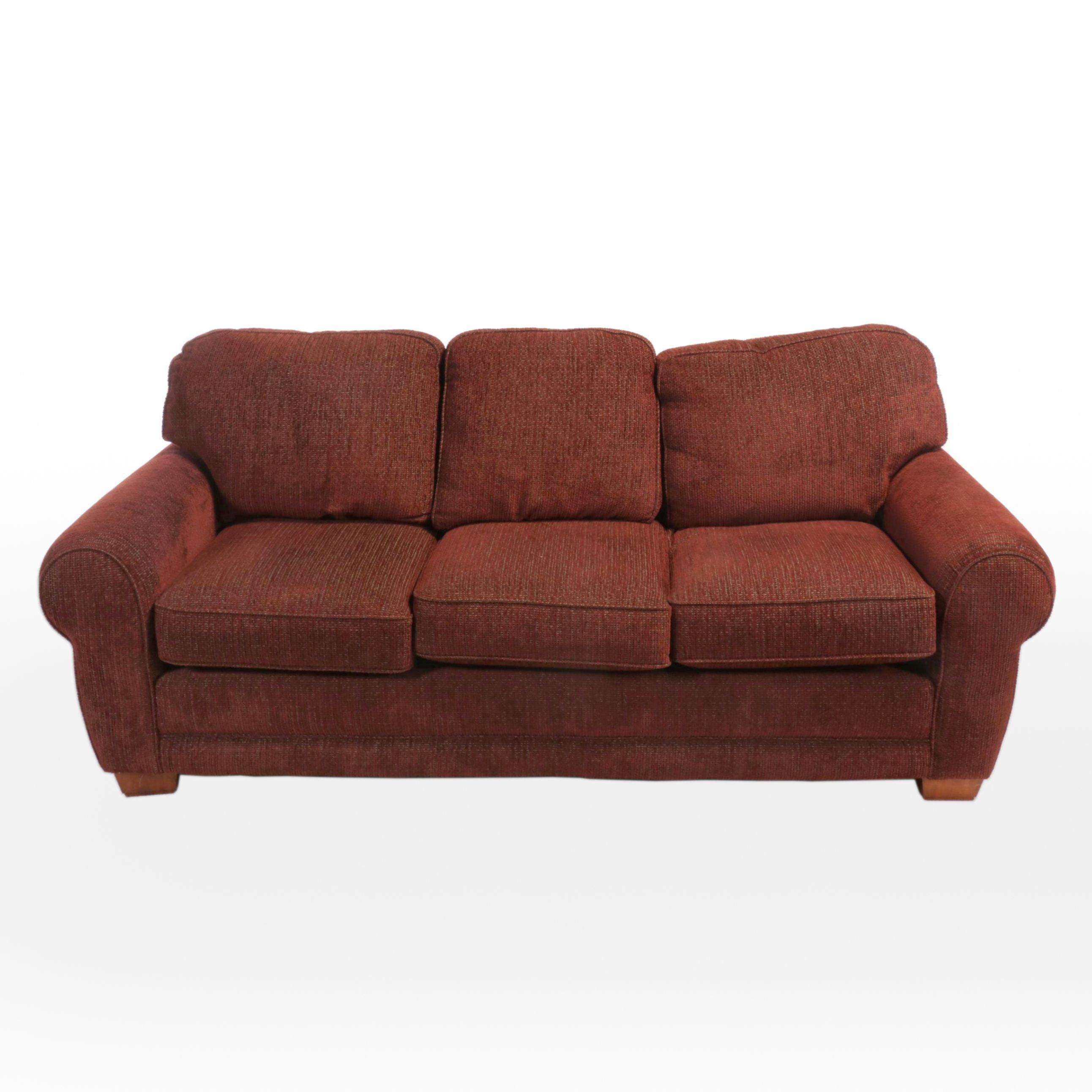 La-Z-Boy Contemporary Chenille Upholstered Sofa
