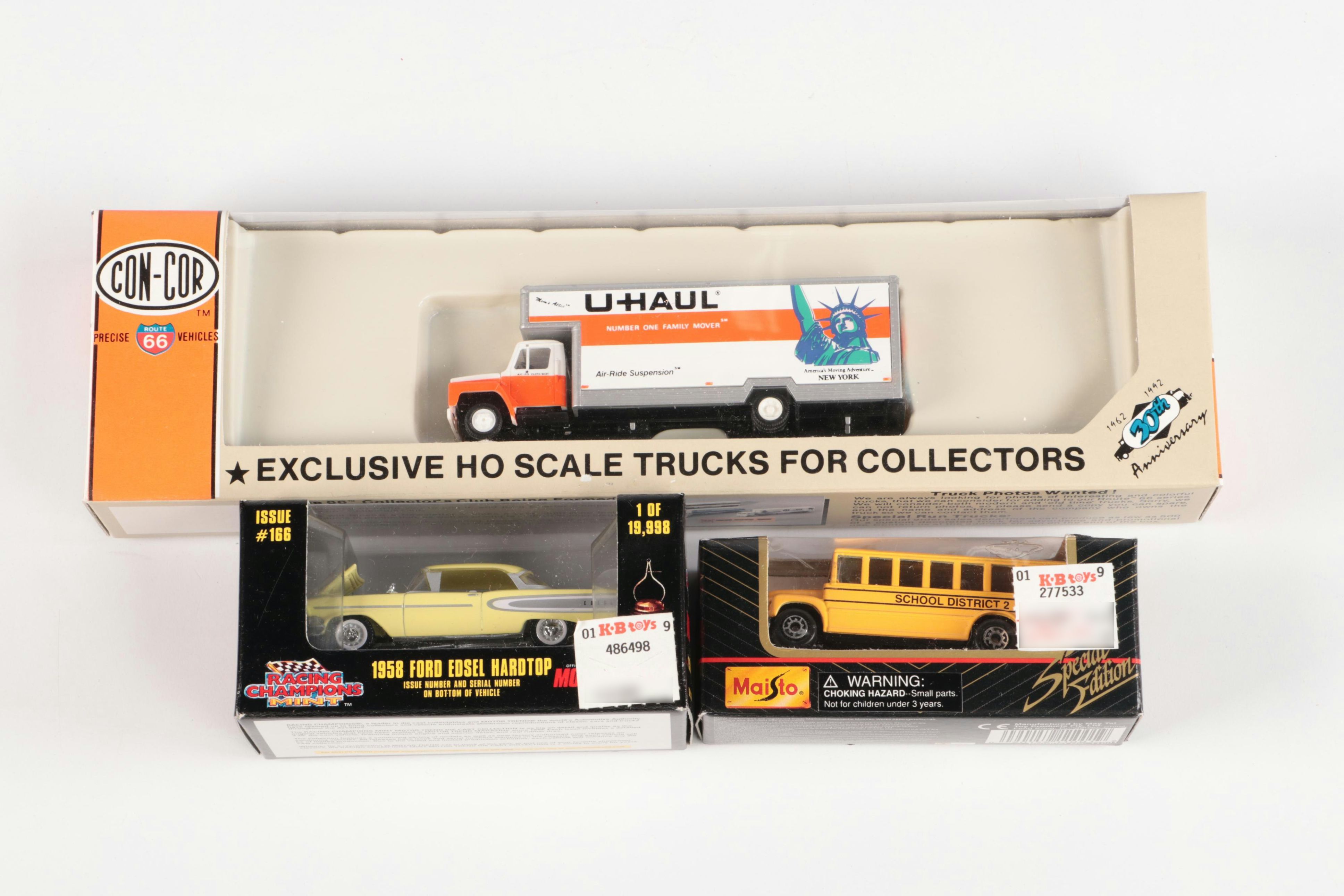 Life-Like Trains and Other HO-Scale Railroad Model People with Other Toy Cars