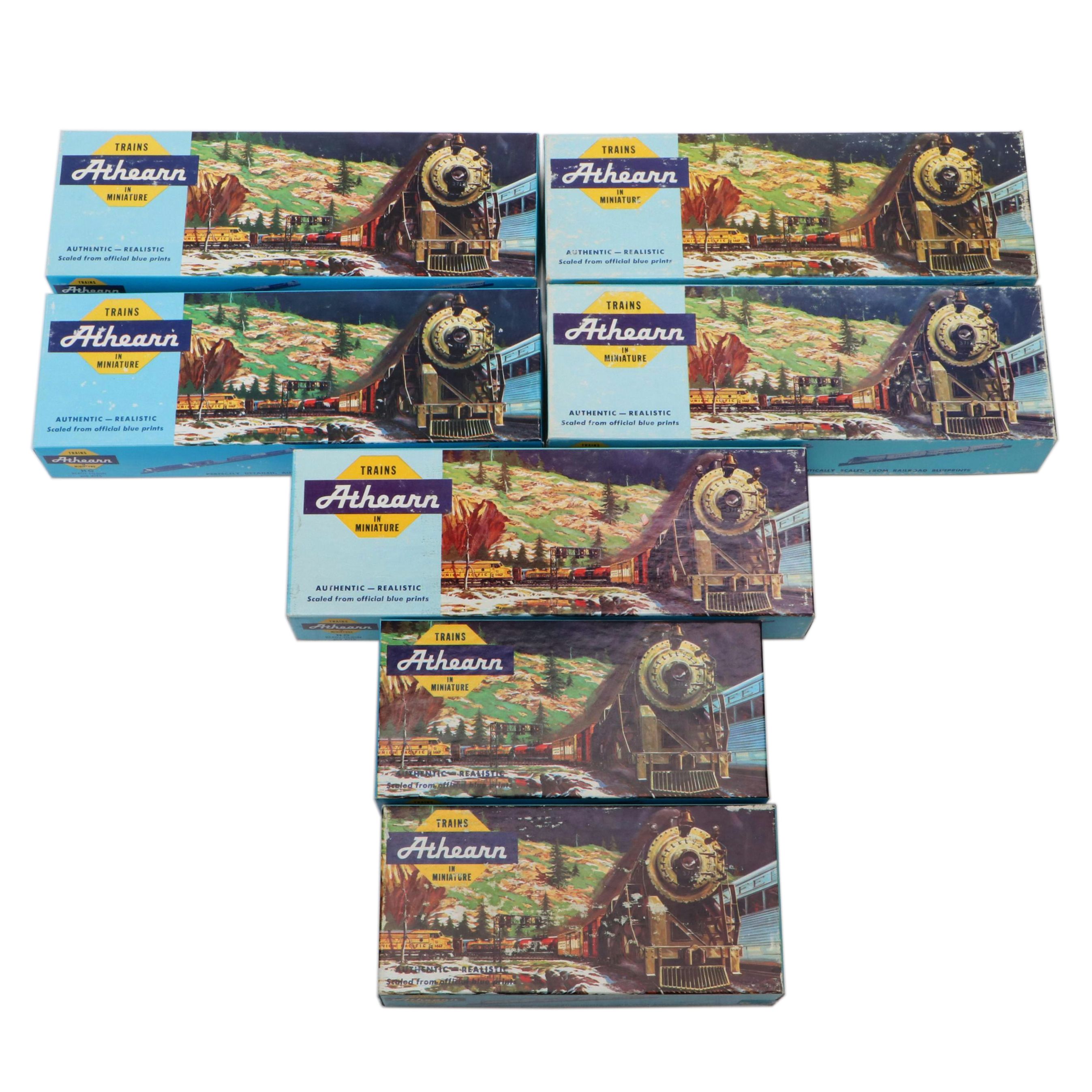 Santa Fe F7A and Southern Pacific GP-38-2 with Refrigerator Car and More Trains