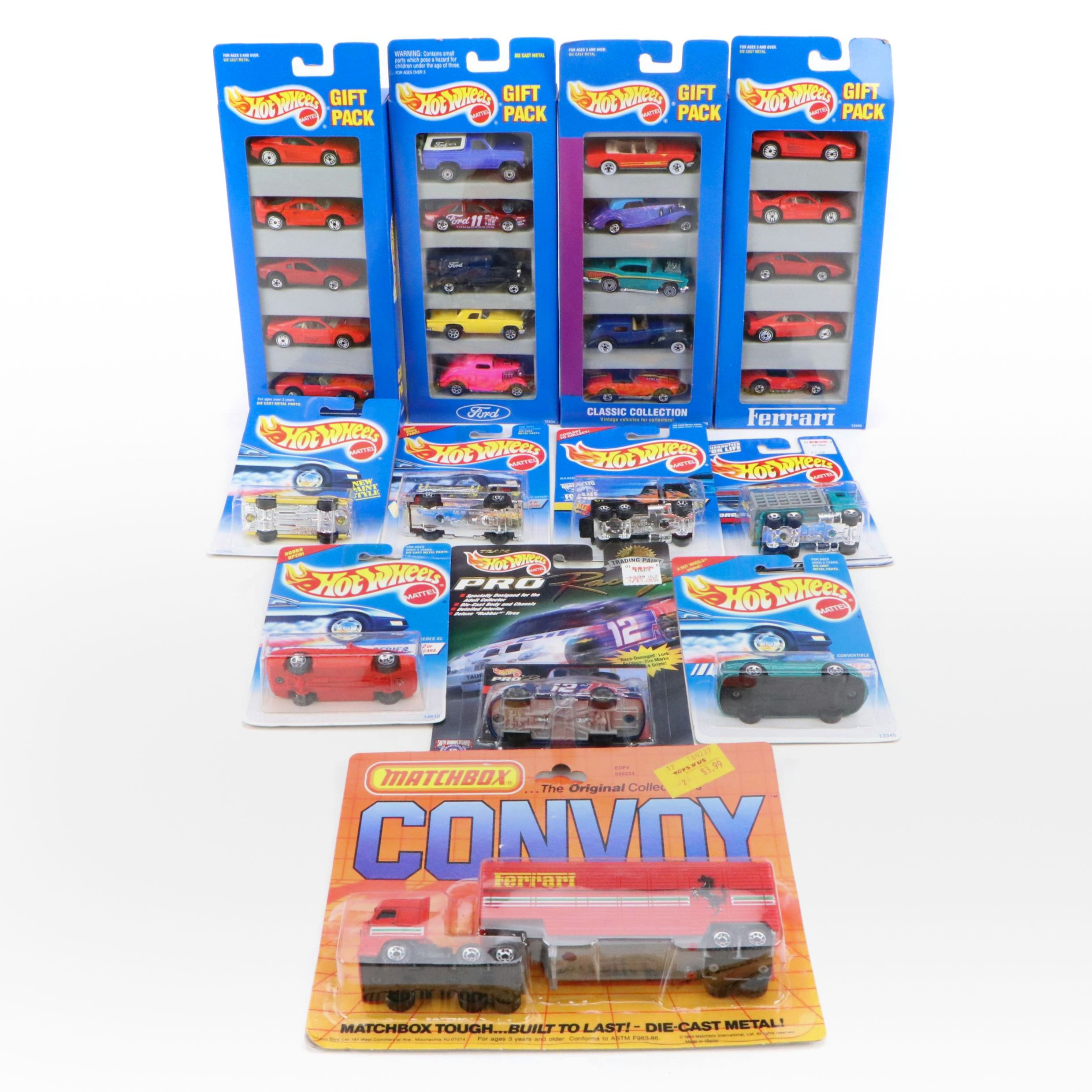 Hot Wheels "Camaro Convertible" with Gift Packs and More Toy Cars