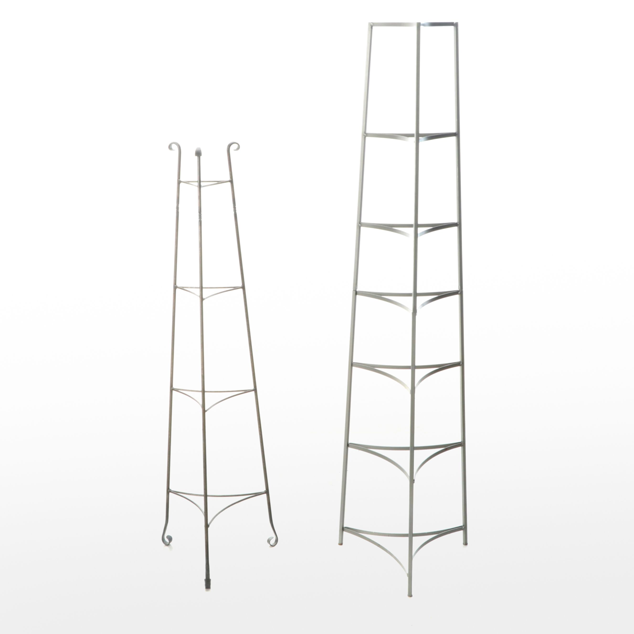 Contemporary Seven and Four-Tier Cookware Stands