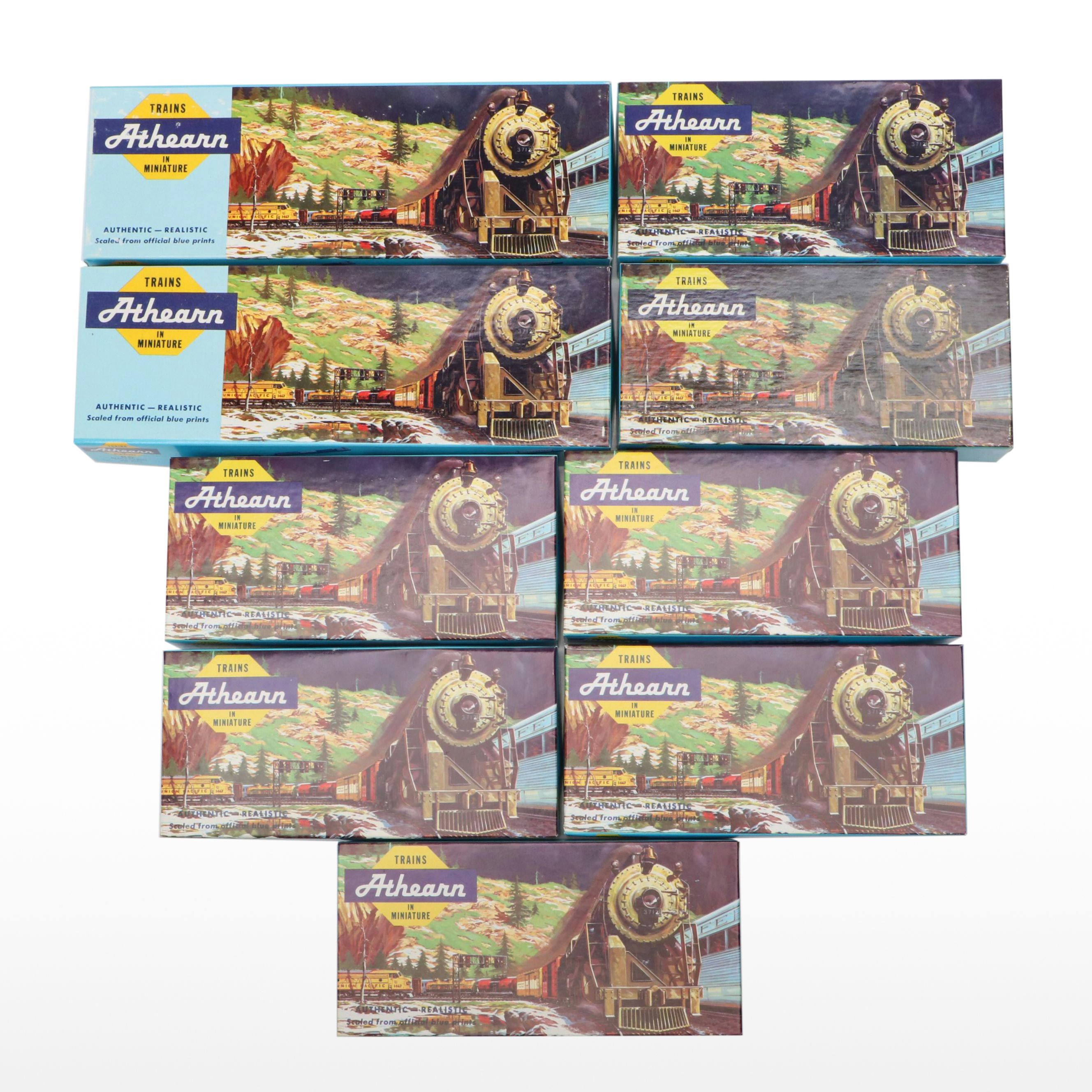 Athearn HO Scale Train Cars, Late 20th Century