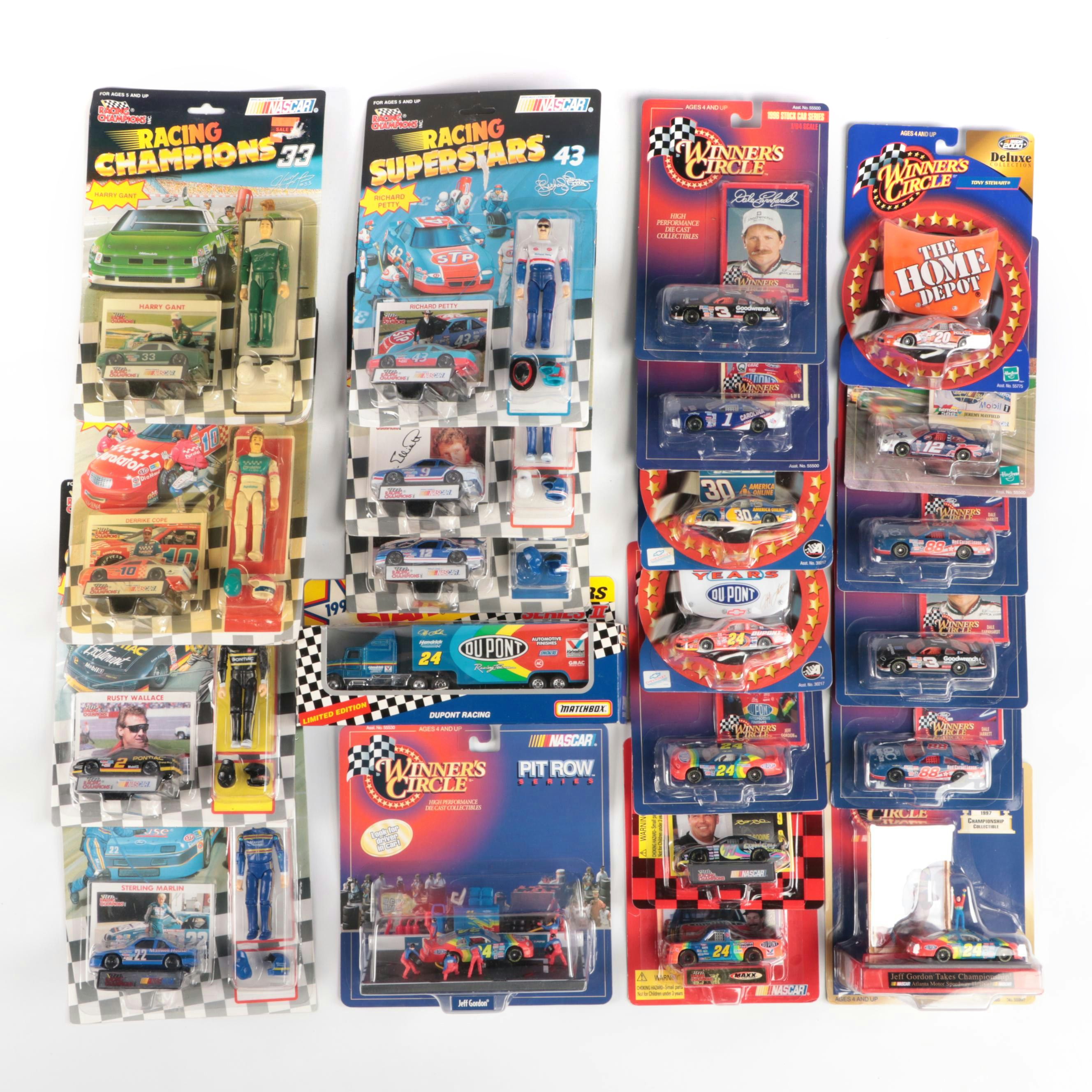 NASCAR Diecast Stock Cars and Racing Champions Figures