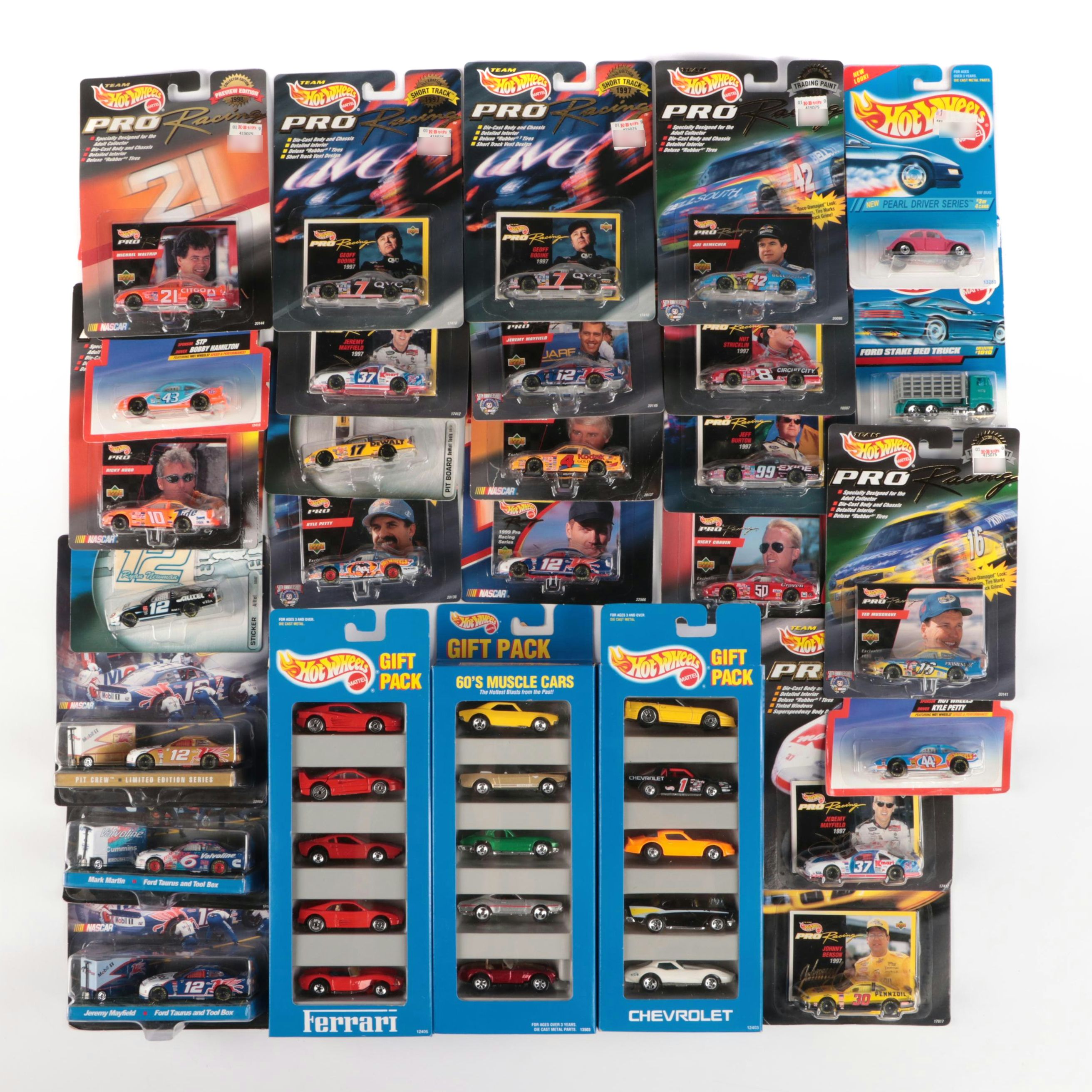 Hot Wheels "60's Muscle Cars," "Pro Racing" and More Toy Cars