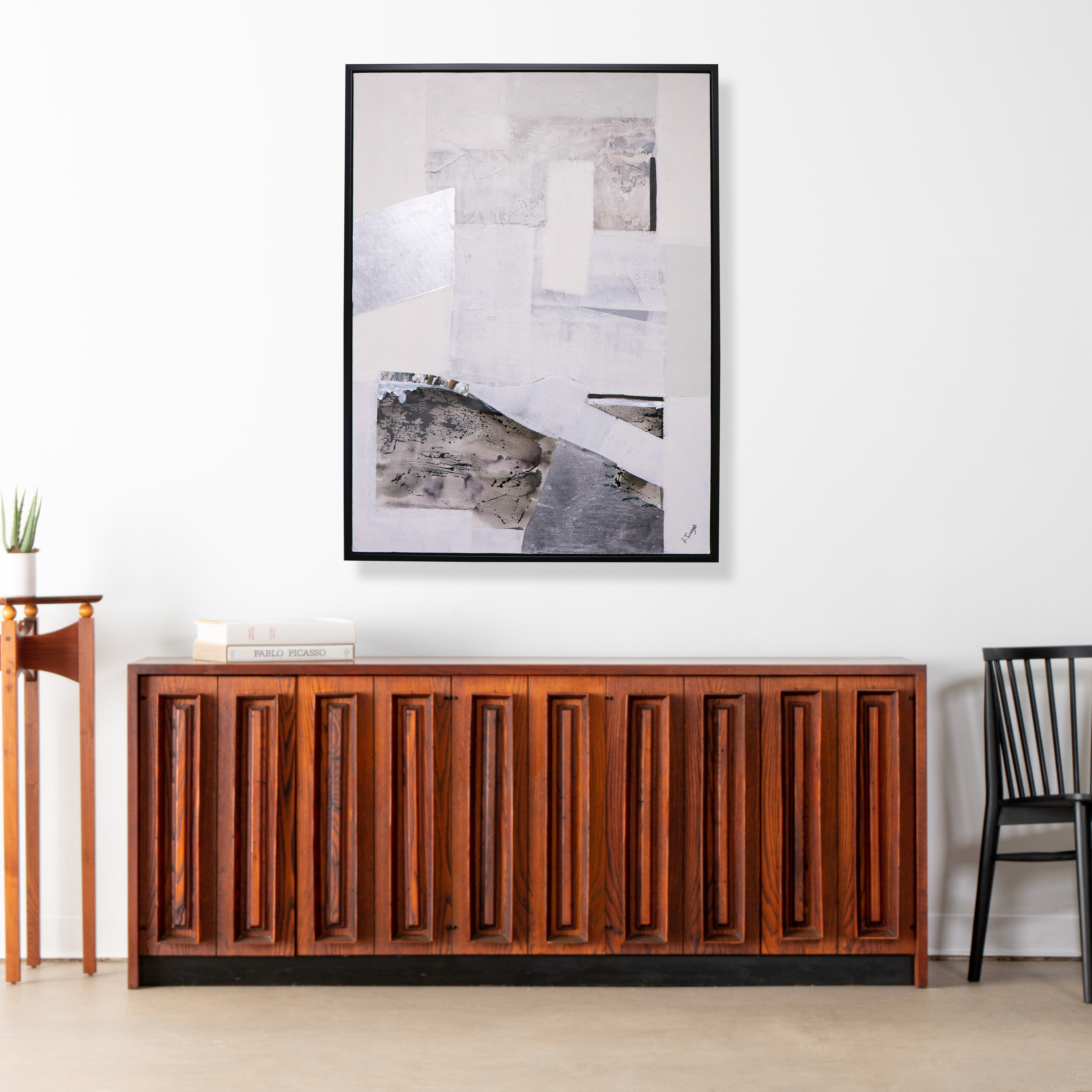 Ksenia Sizaya Abstract Mixed Media Painting "Gothenburg"